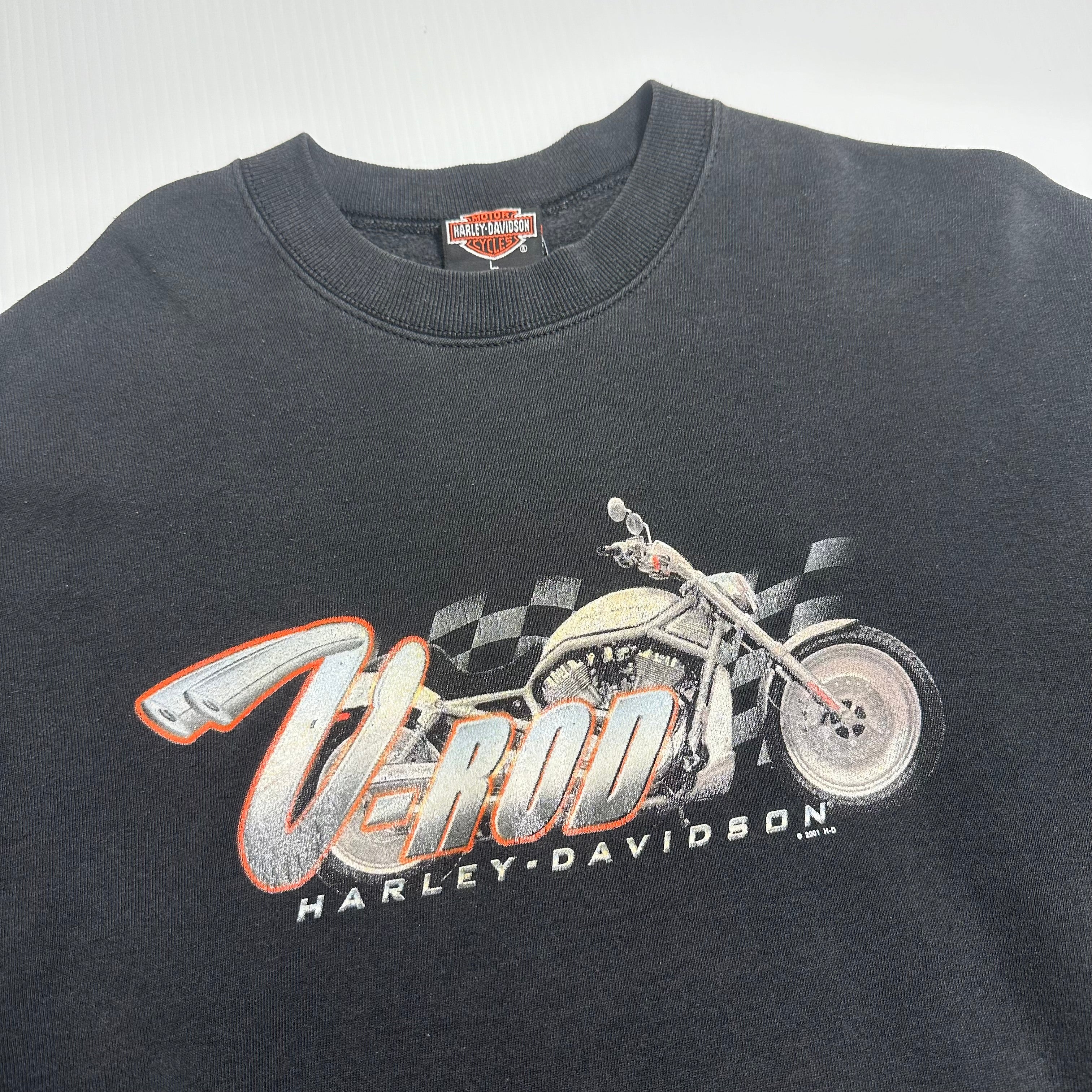 2001 Harley Davidson Sweden Crewneck L