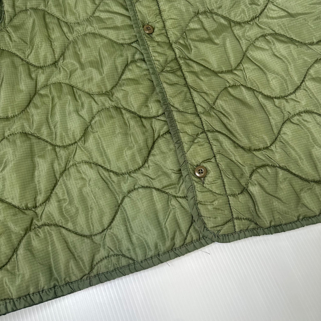 Vintage Quilted Military Liner Light Jacket XL
