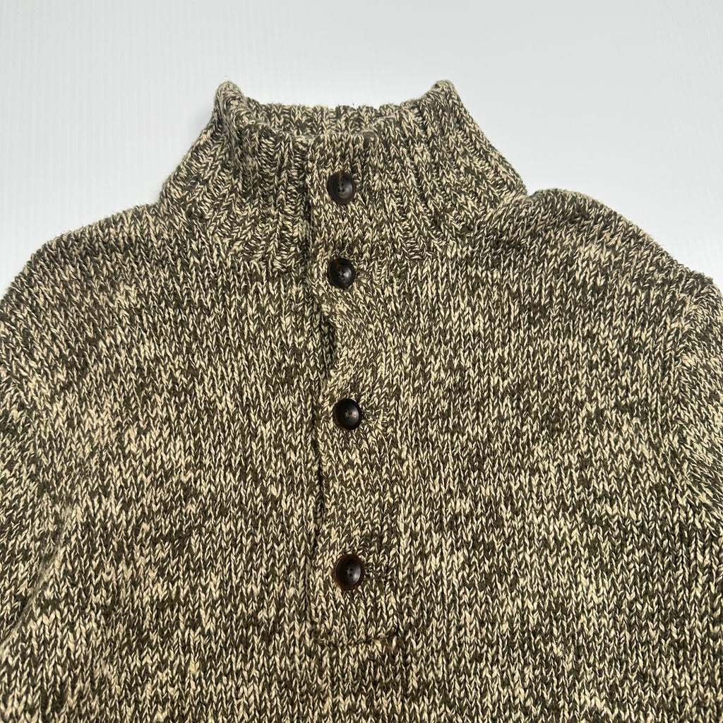 Vintage Polo Ralph Lauren Henley Knit Sweater S