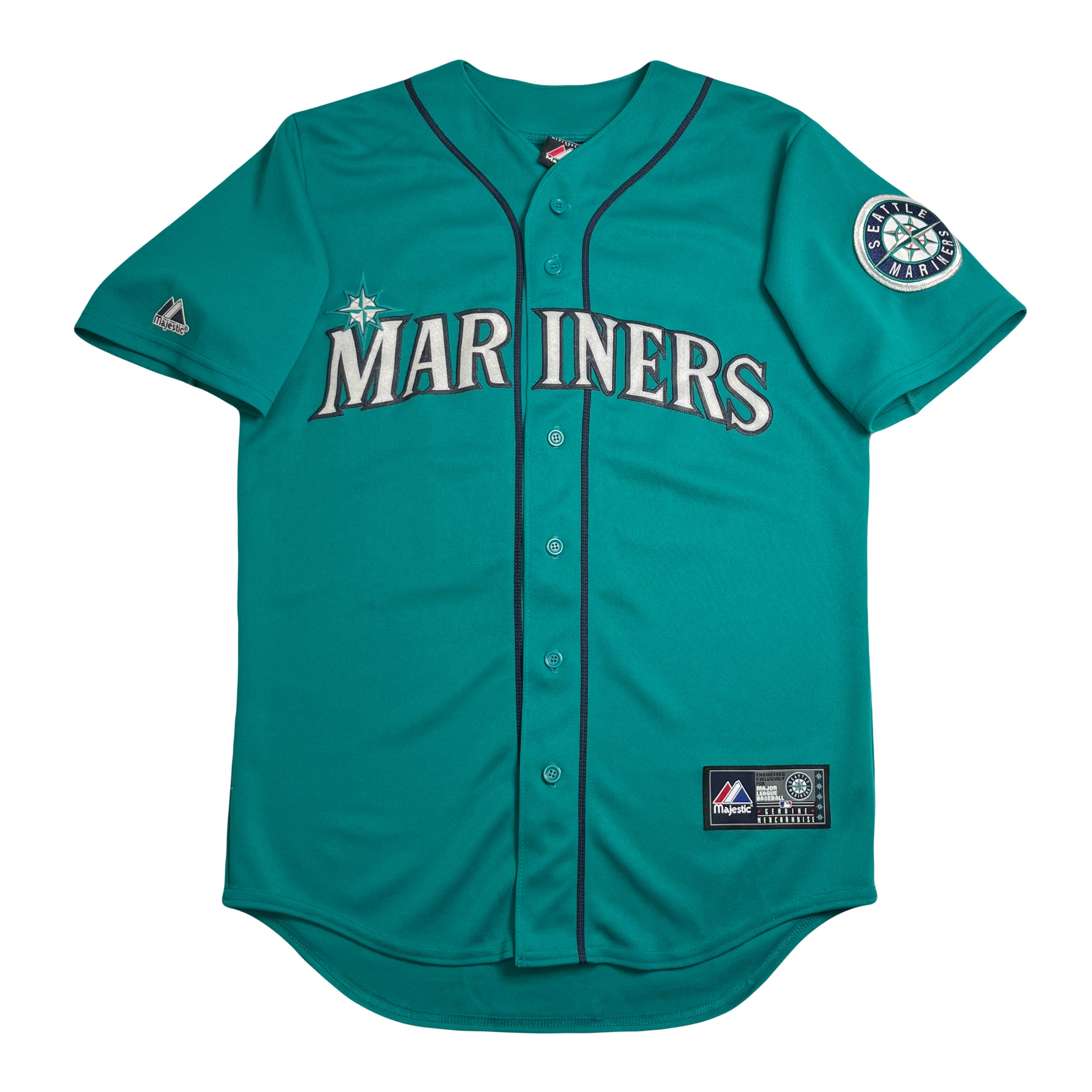Vintage Majestic Seattle Mariners Ichiro Baseball Jersey S