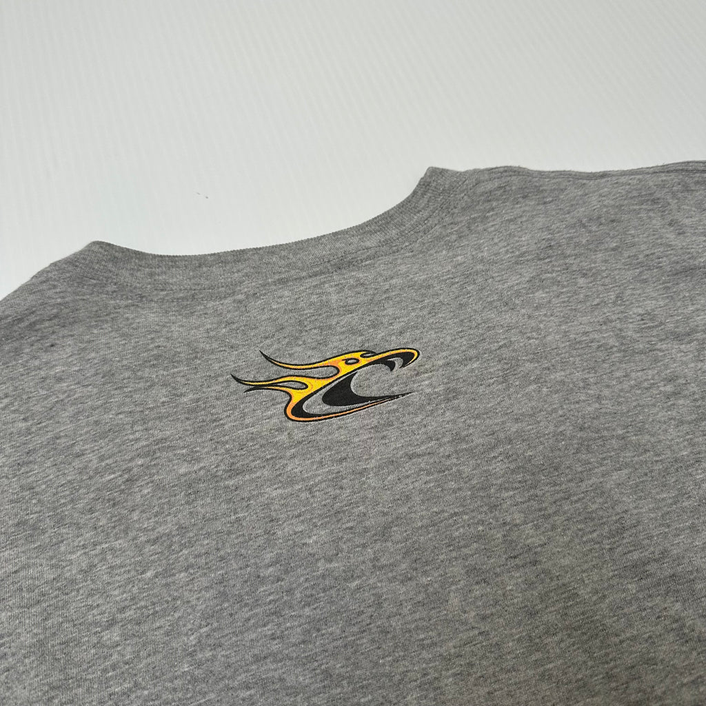 Y2K O'Neill Flames Surfwear Cropped Graphic Tee XL