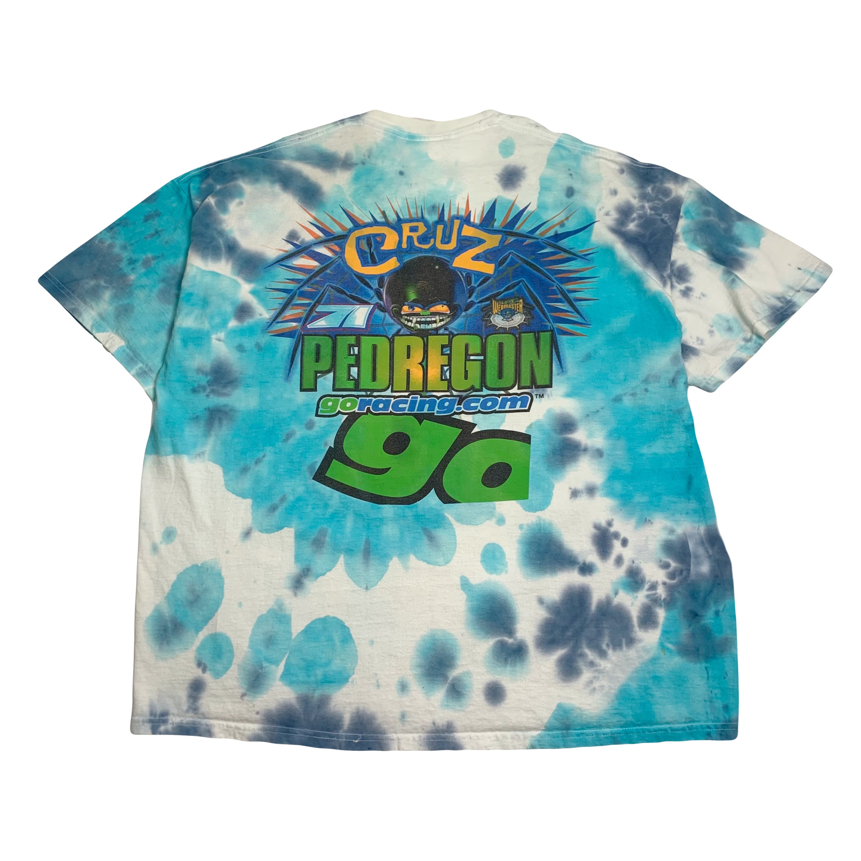 Vintage NASCAR Cruz Pendregon Tie-Dye Tee XXL