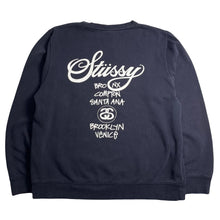 Load image into Gallery viewer, Stussy Cities Graphic Crewneck XL
