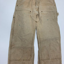 Load image into Gallery viewer, Carhartt Faded Tan Double Knee Denim 32x32
