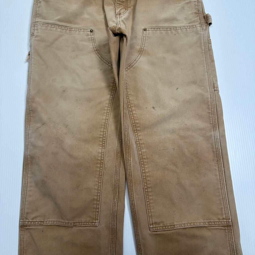 Vintage Carhartt Faded Double Knee Denim 34