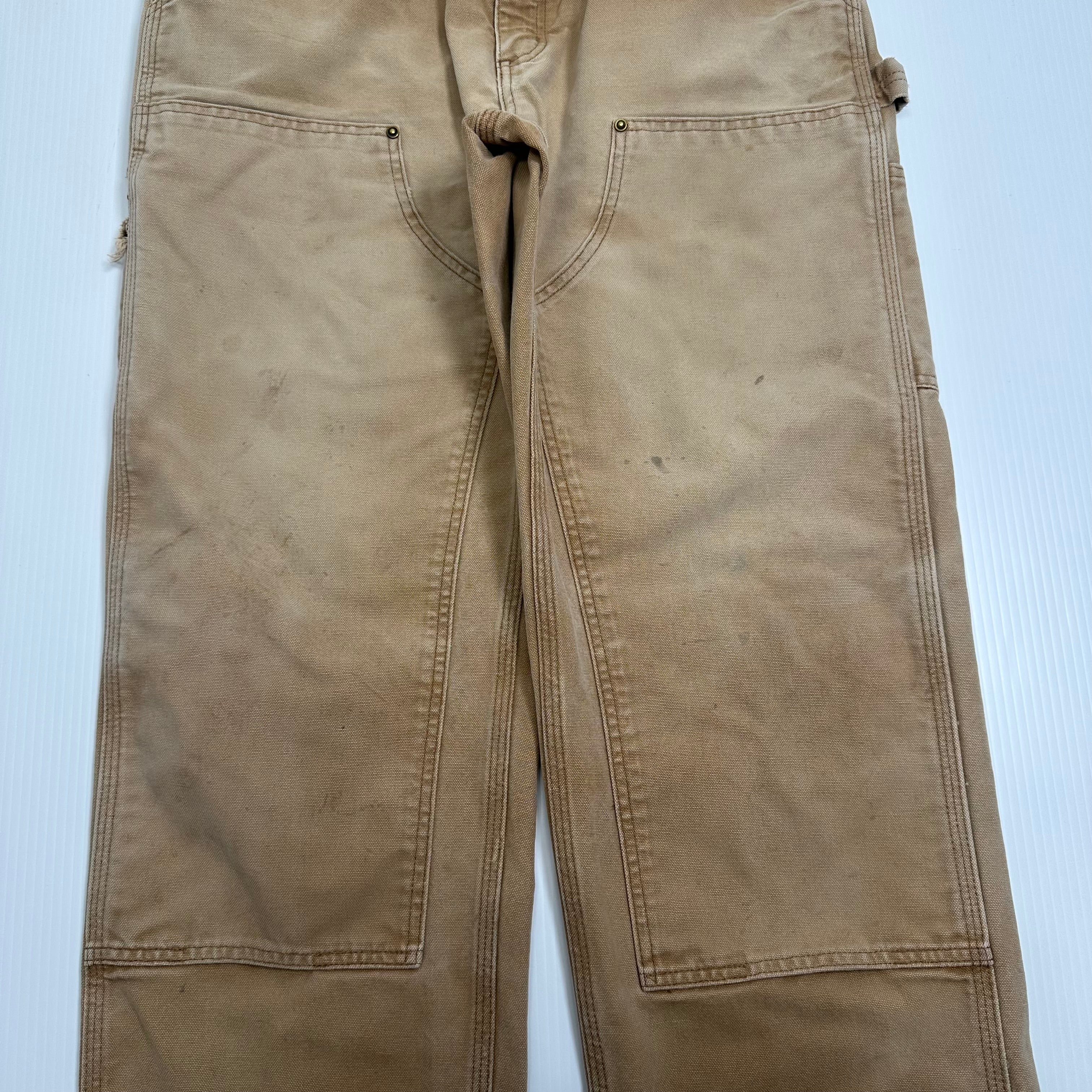 Vintage Carhartt Faded Double Knee Denim 34