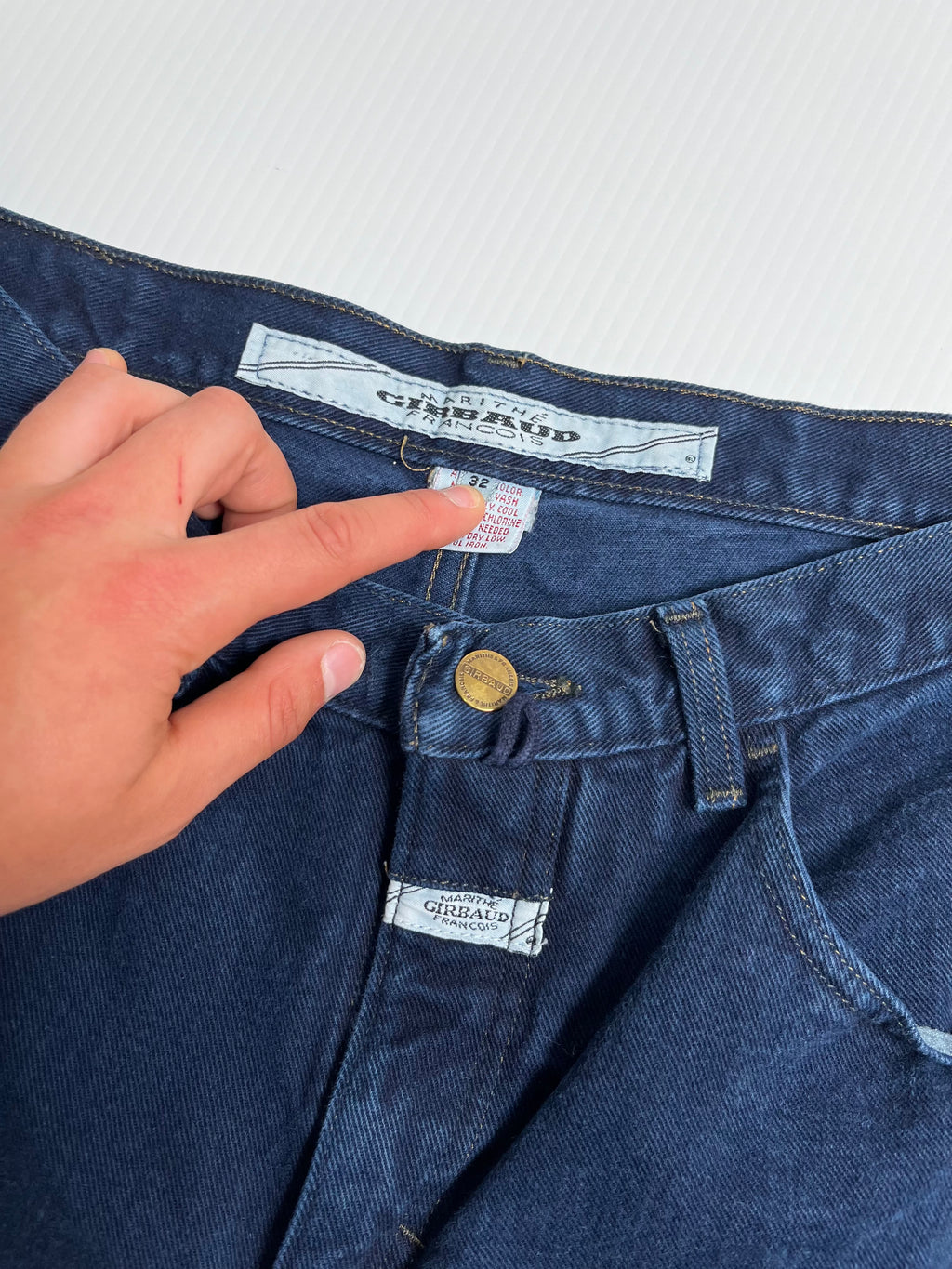 Vintage Marithe Francois Girbaud Navy Denim Pants 32
