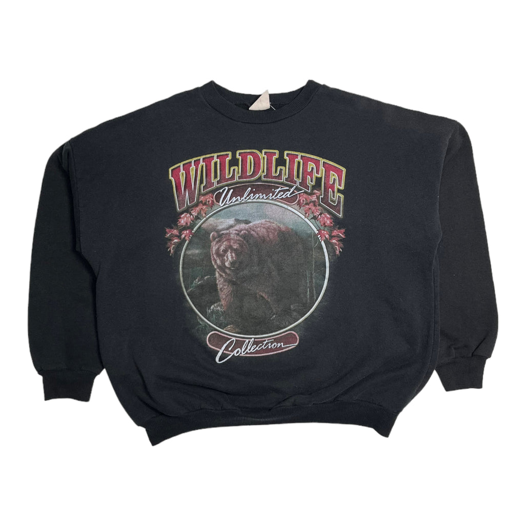 Vintage Wildlife Bear Crewneck L