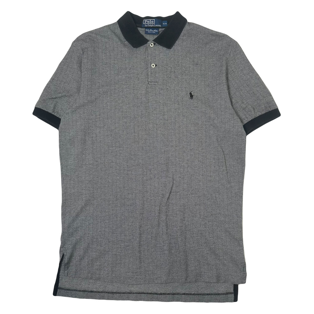 Vintage Polo Ralph Lauren Stripe Pattern Polo Shirt M