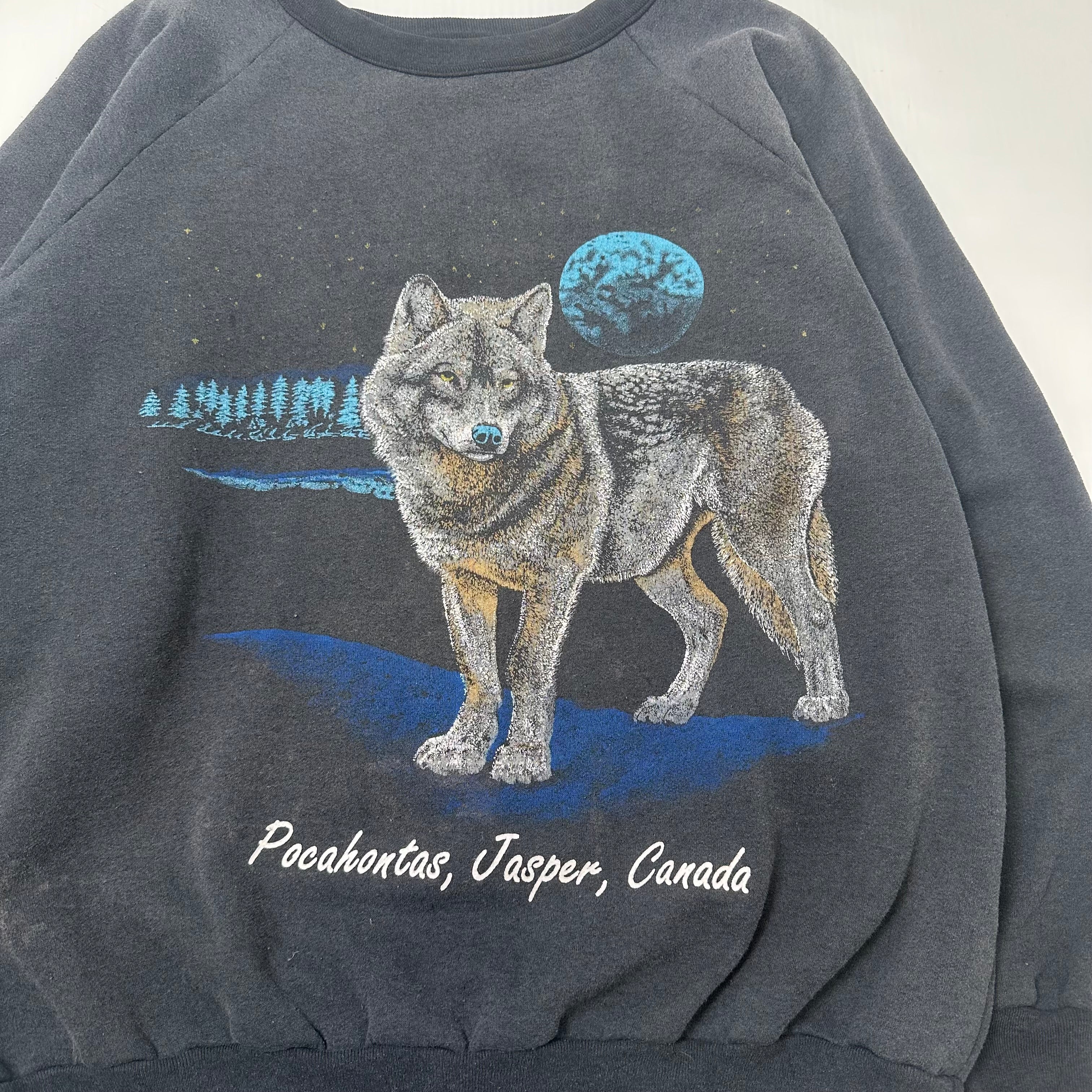 Vintage Jasper Wolf Graphic Crewneck L
