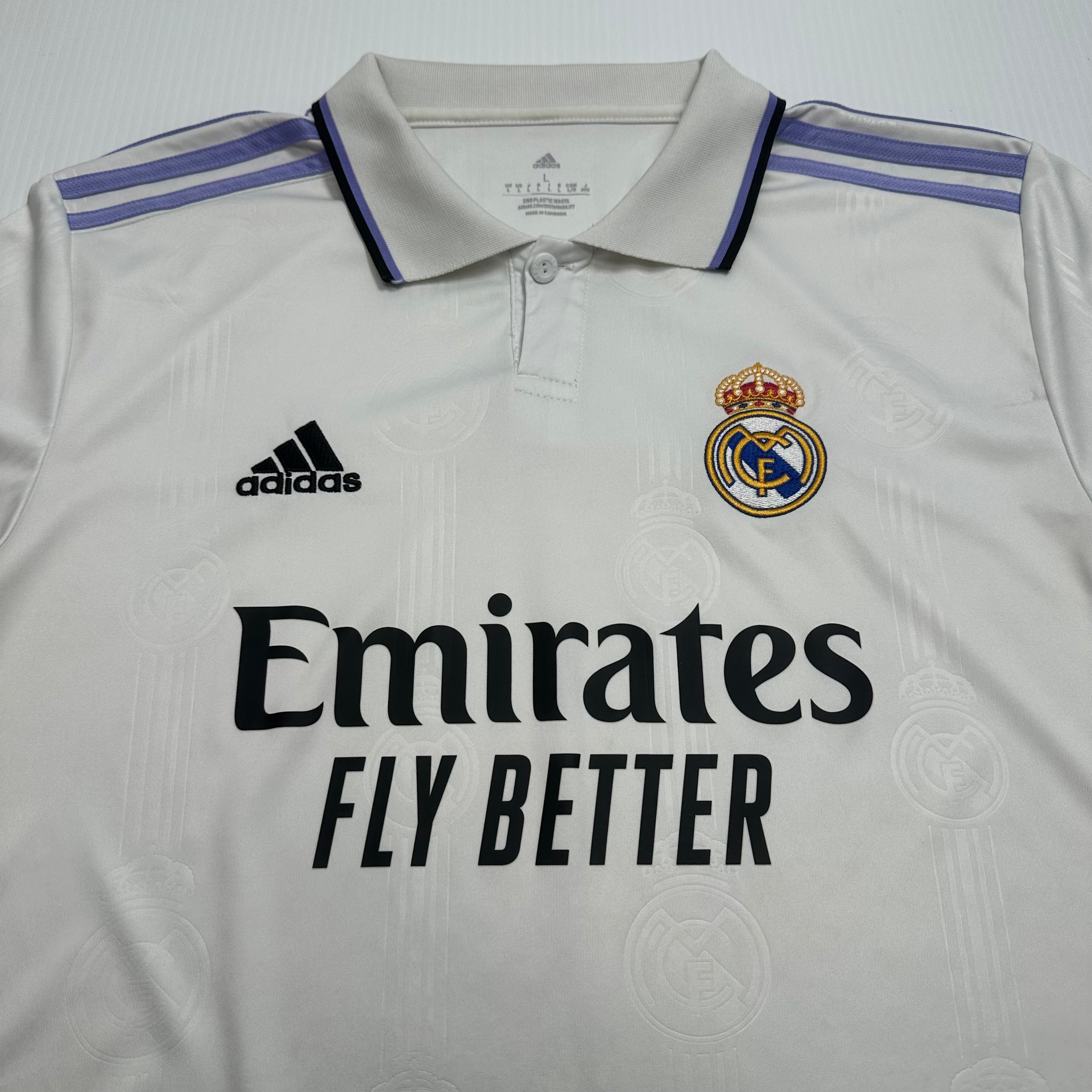 2022-23 Adidas Real Madrid Home Kit L