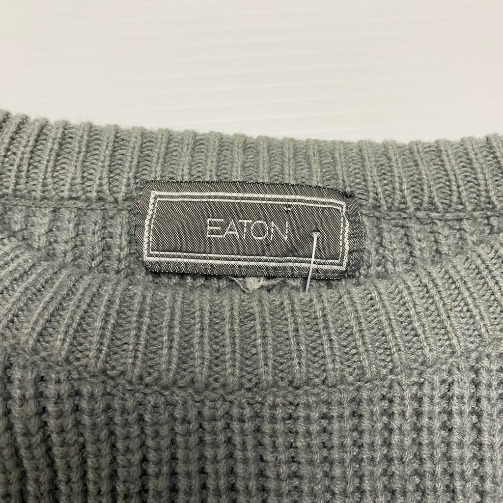 Eaton Grey Knit Sweater L