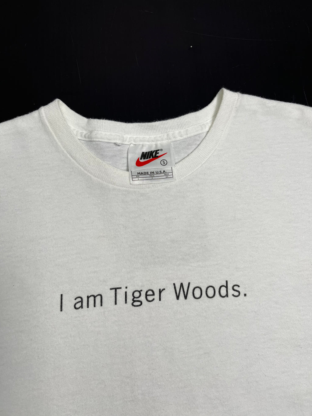 90s I Am Tiger Woods Nike Tee S