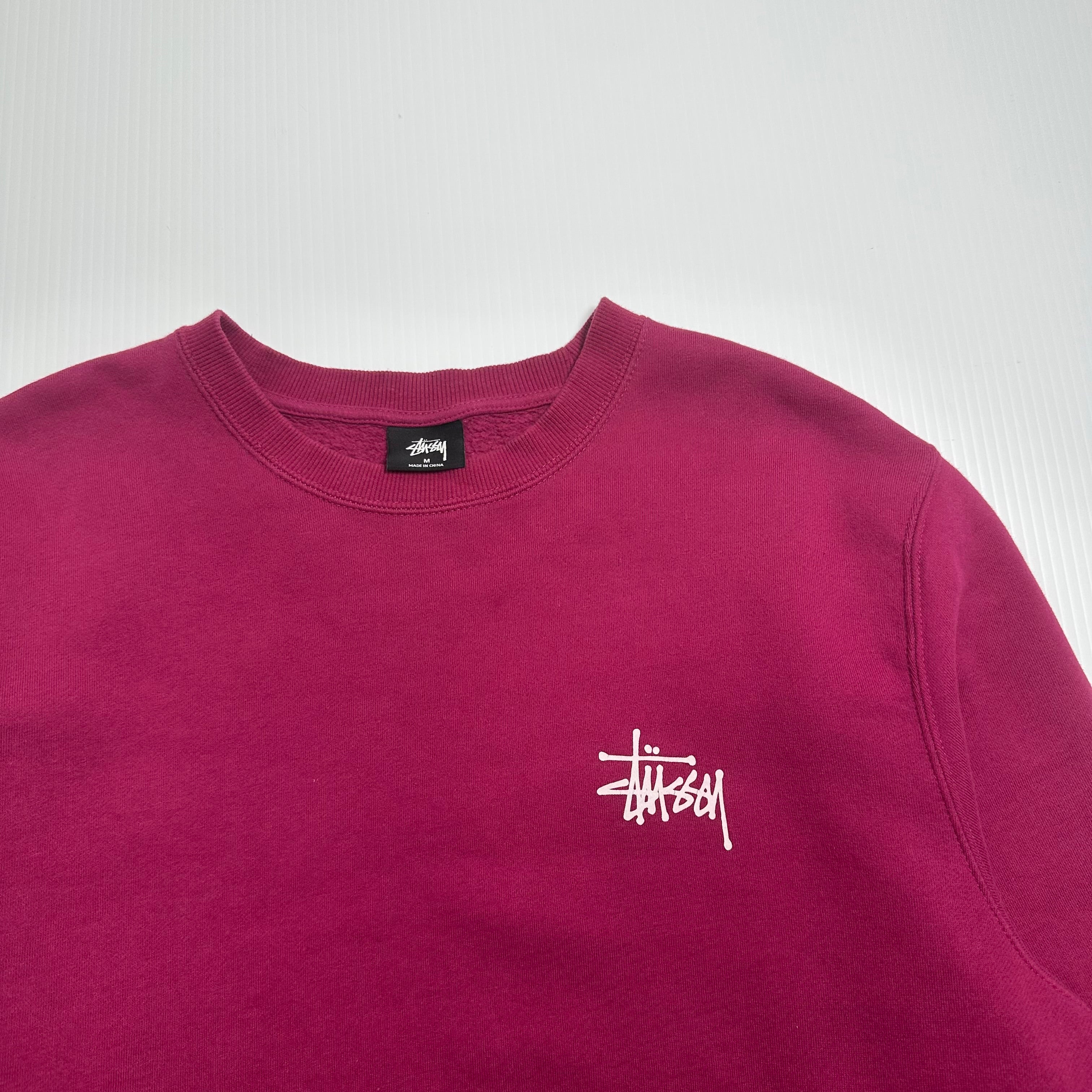 Stüssy Back Logo Crewneck M