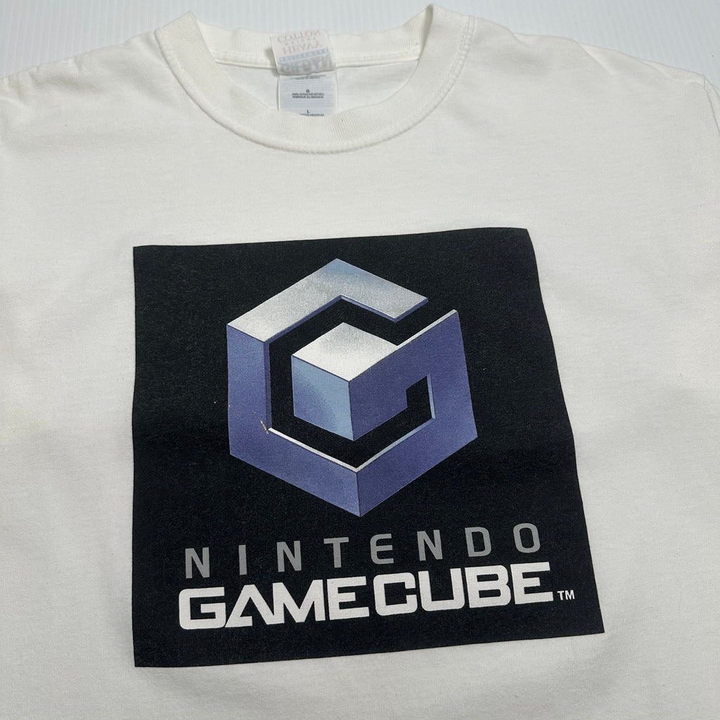 Vintage Nintendo Gamecube Logo Promo Tee L