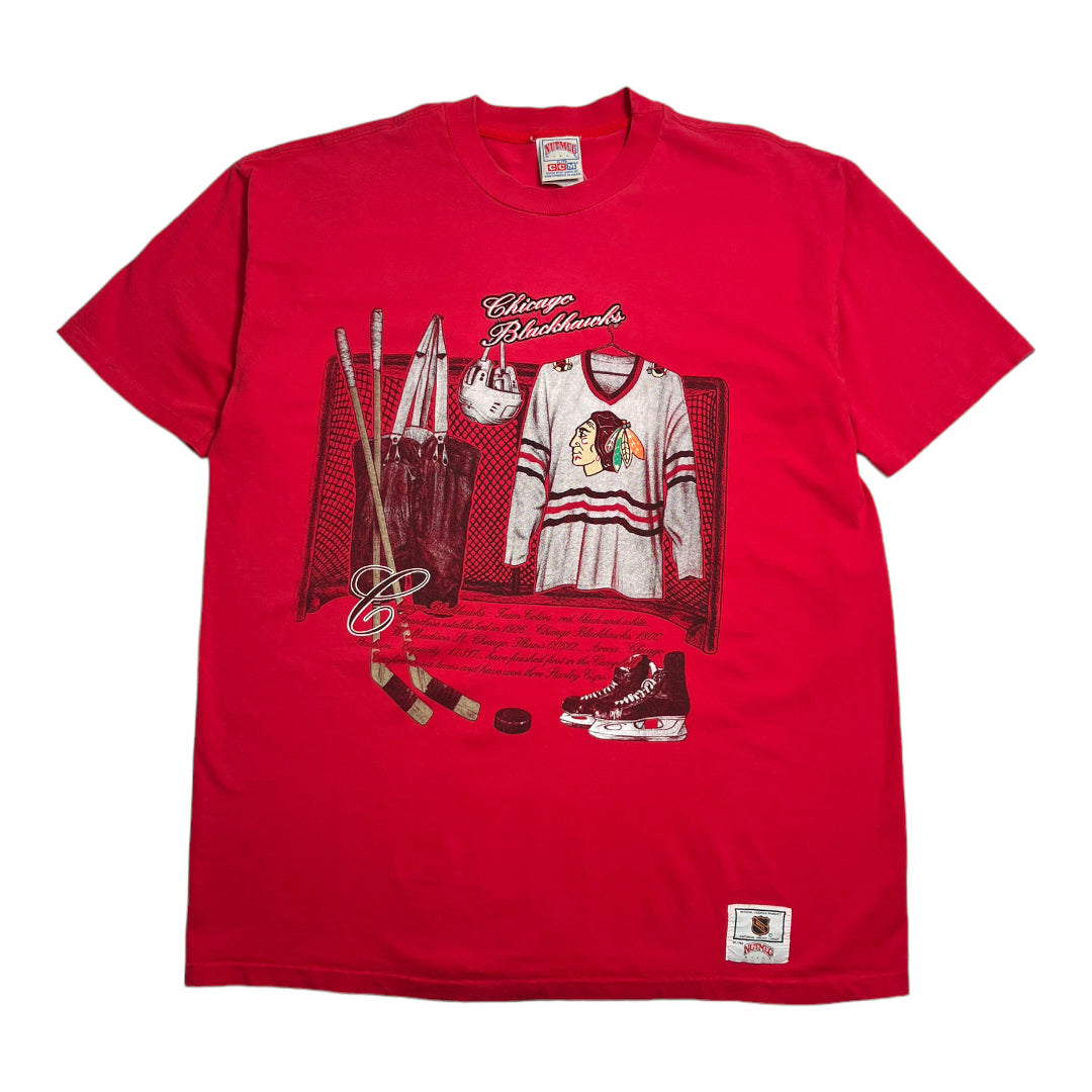 90s Chicago Blackhawks NHL Tee XL