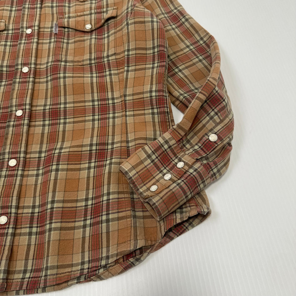 Vintage Carhartt Plaid Button Up Shirt Women's S