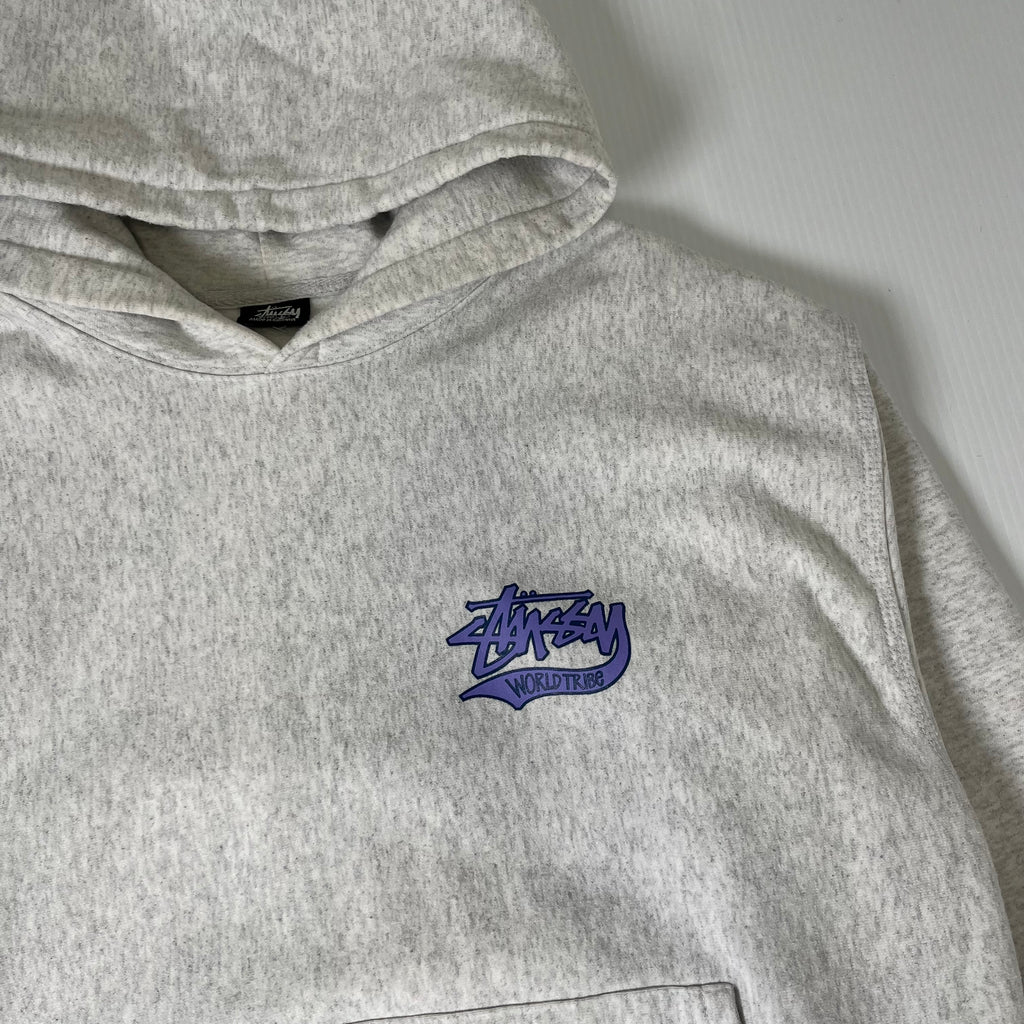 Stussy World Tribe Heavyweight Hoodie L