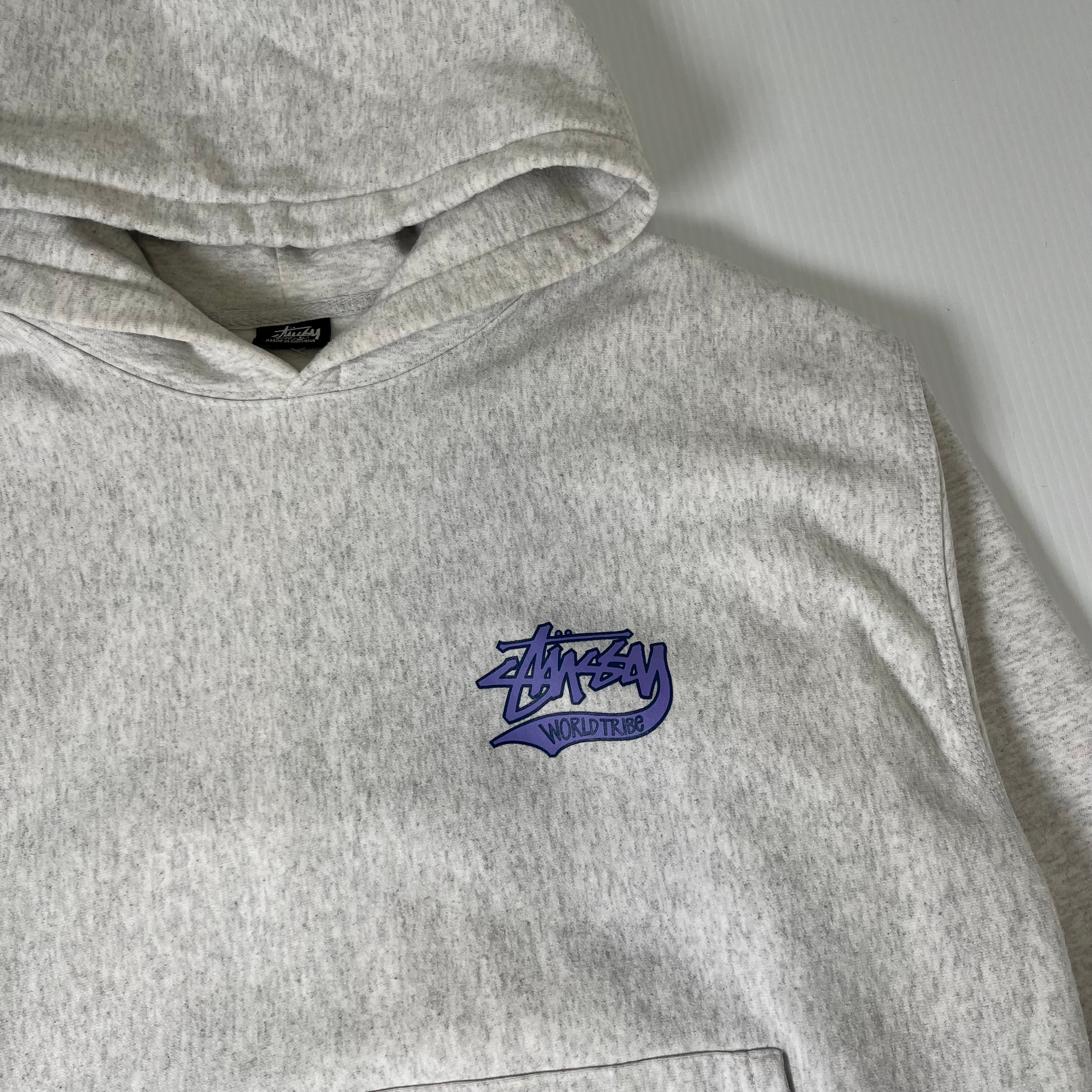 Stussy World Tribe Heavyweight Hoodie L