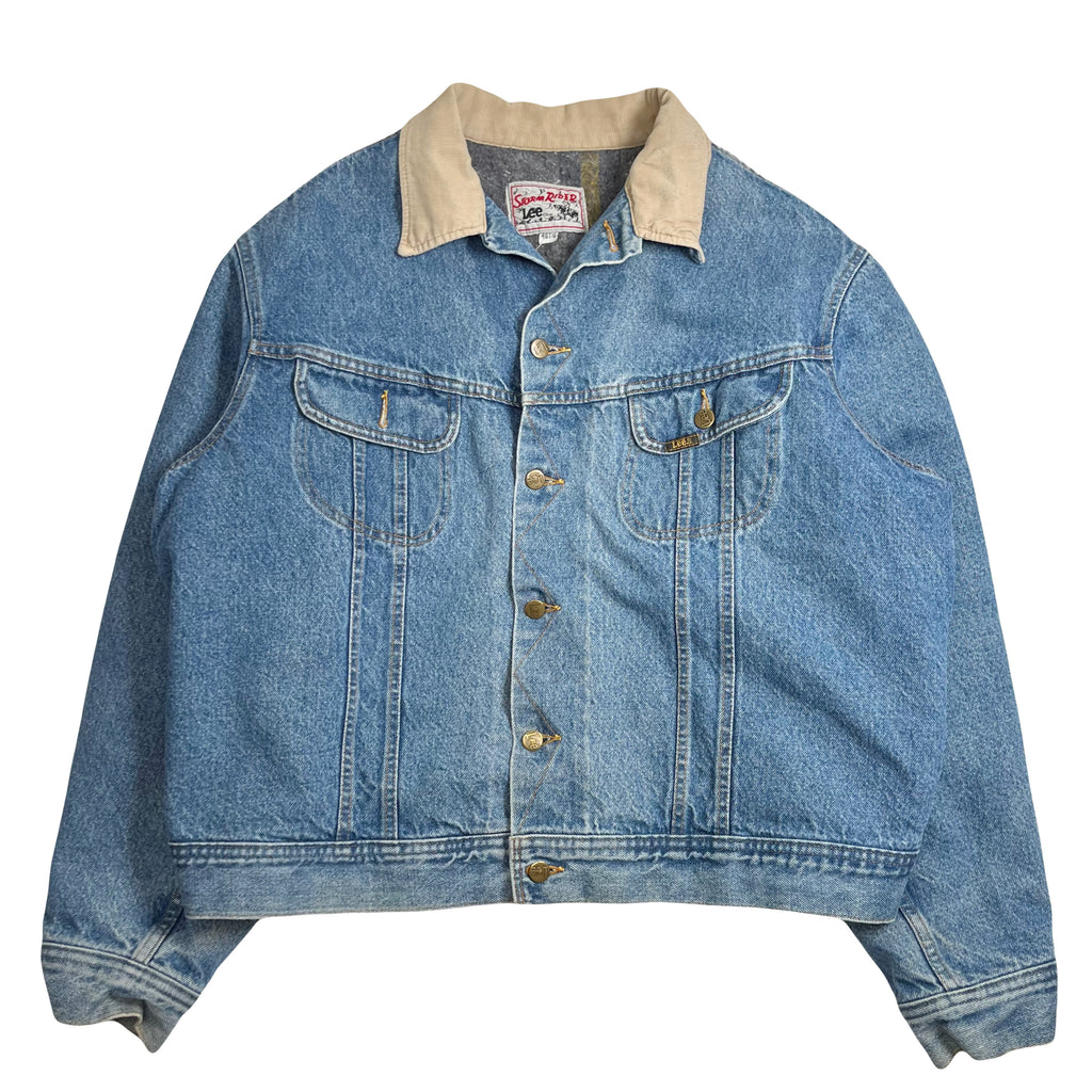 Vintage Lee Stormrider Blanket Lined Denim Jacket XL