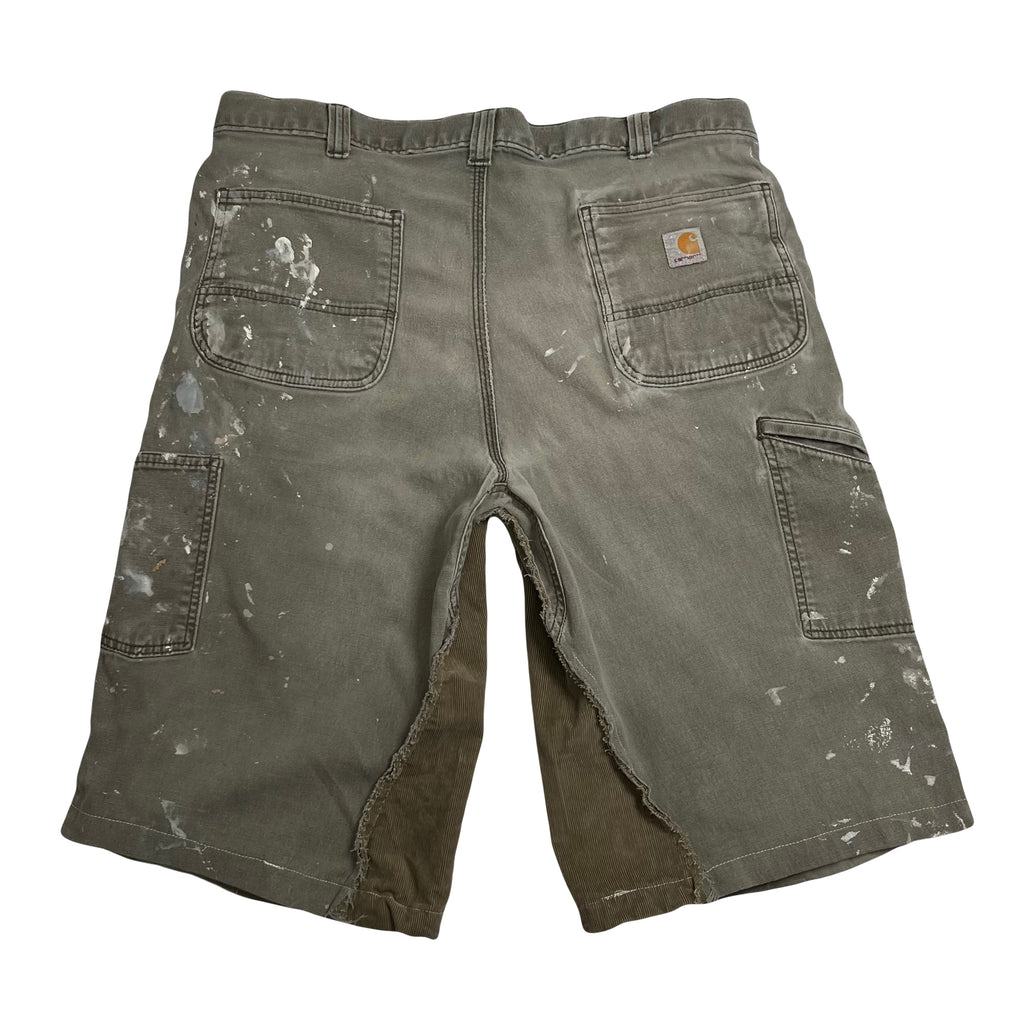 Carhartt Custom Reworked Baggy Painted Shorts 38