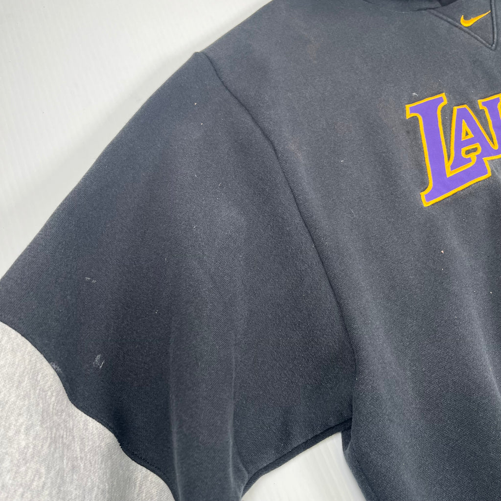 Rework Nike LA Lakers Mashup Hoodie L