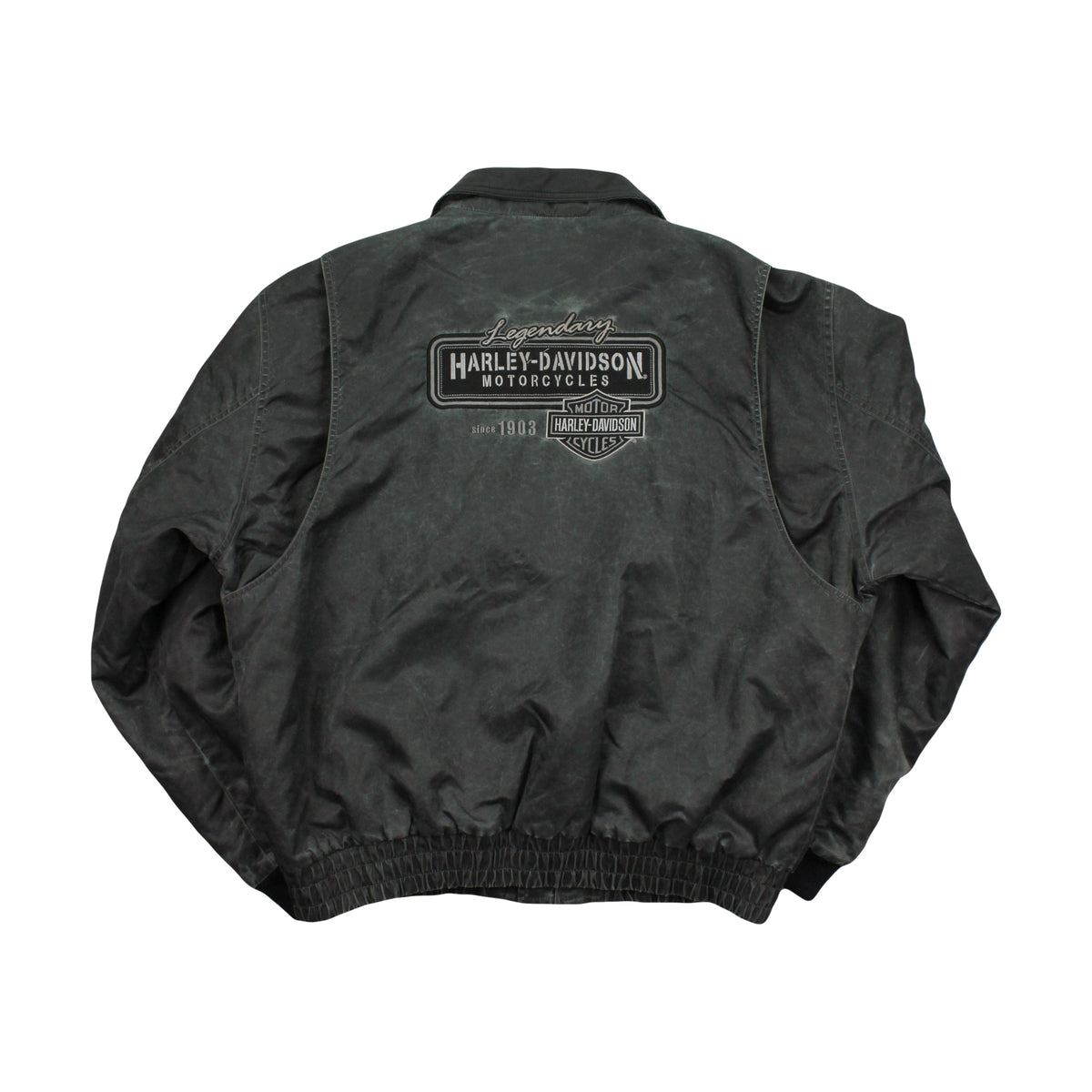 Vintage Harley Davidson Motorcycles Bomber Jacket XL
