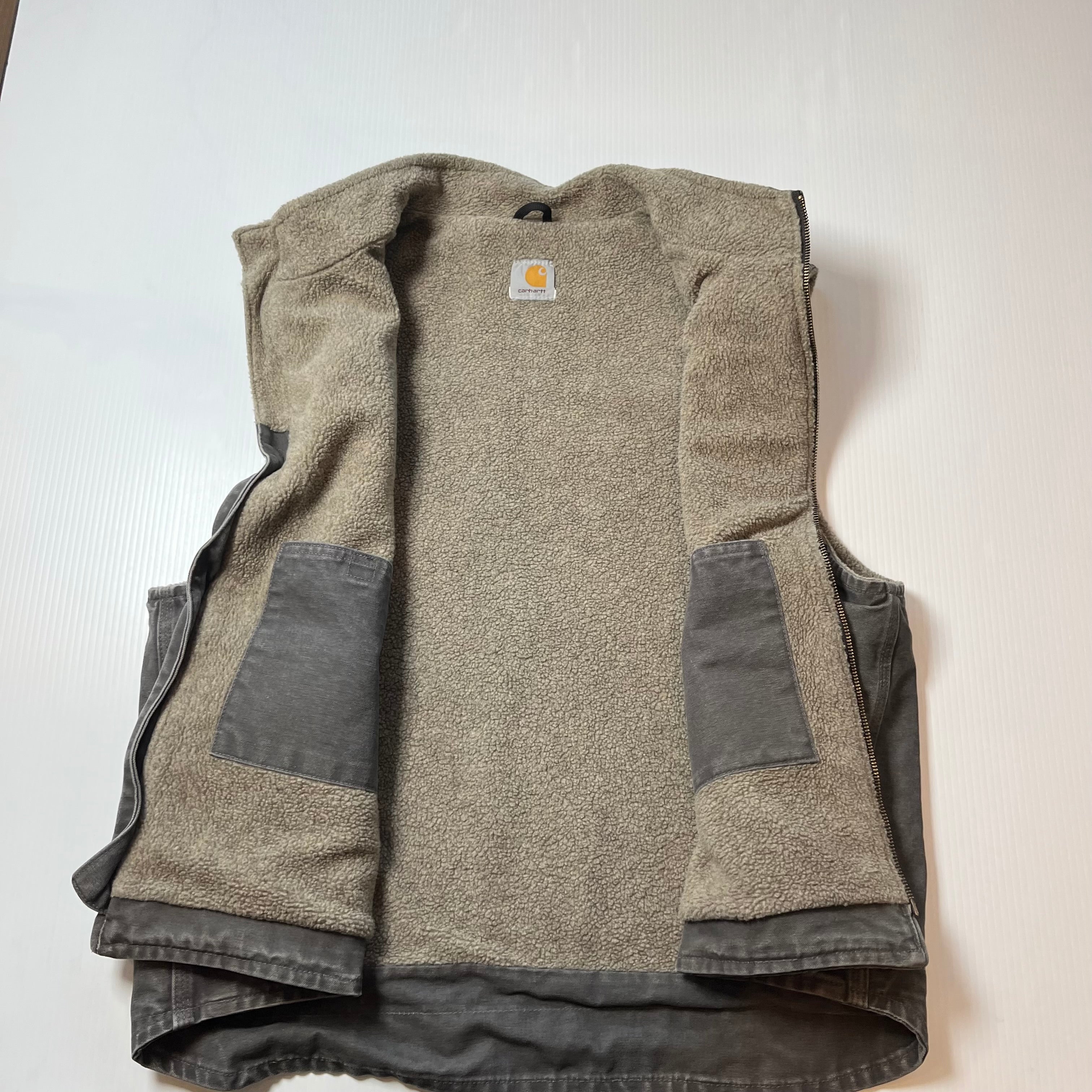Vintage Carhartt Sherpa Lined Vest XL