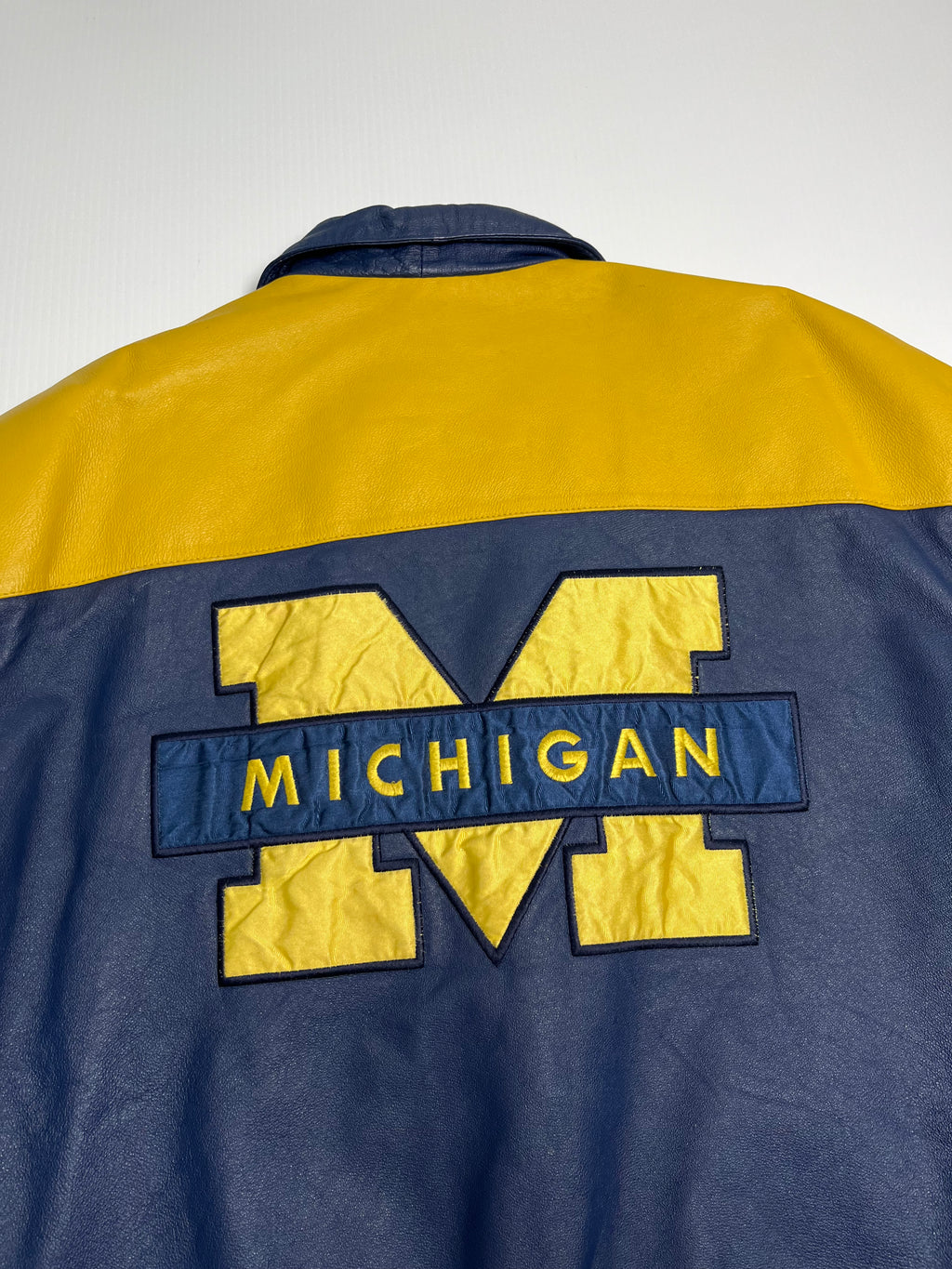 Vintage Michigan University Leather Jacket L
