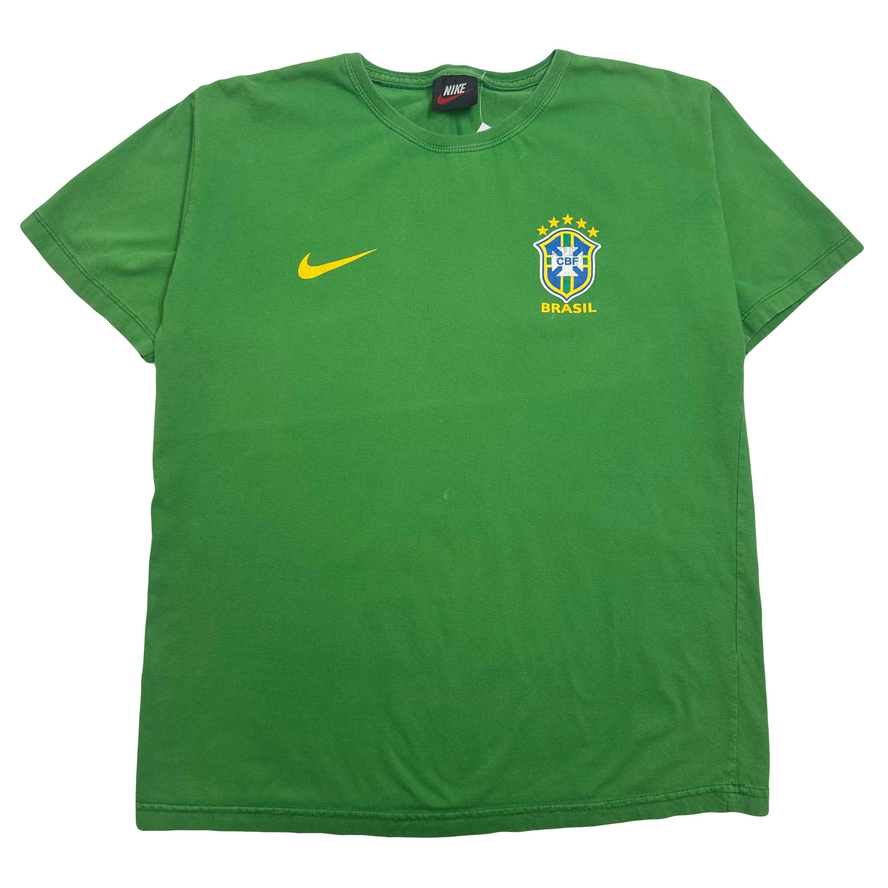 Vintage Nike Brasil Football Tee L