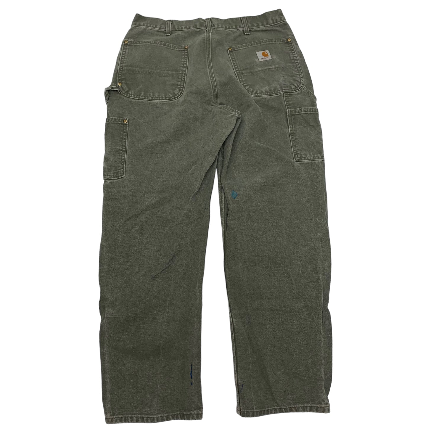Carhartt Olive Double Knee Denim 34x30
