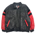 Vintage Chicago Basketball Leather Jacket XL