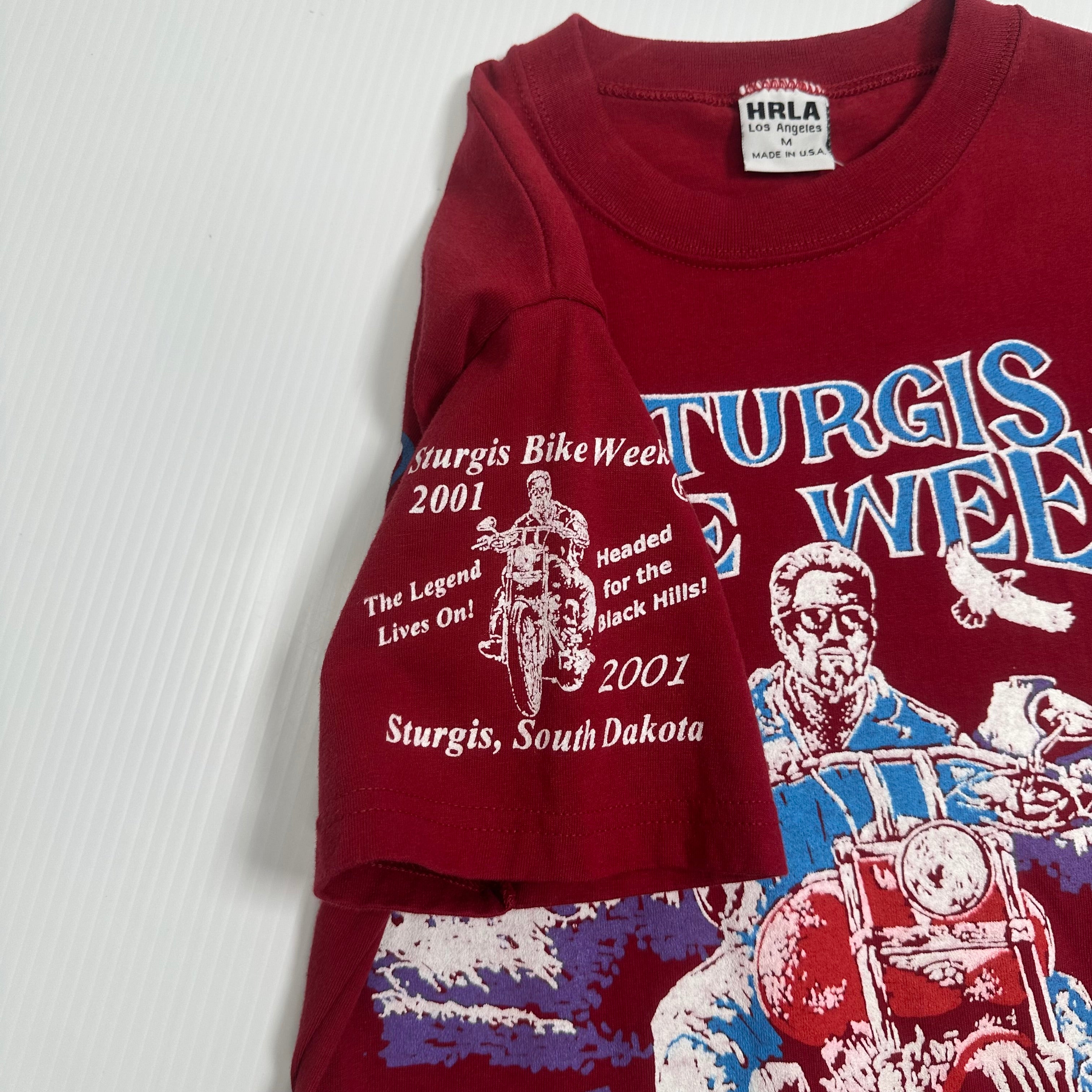 2001 Sturgis Bike Week South Dakota Tee M