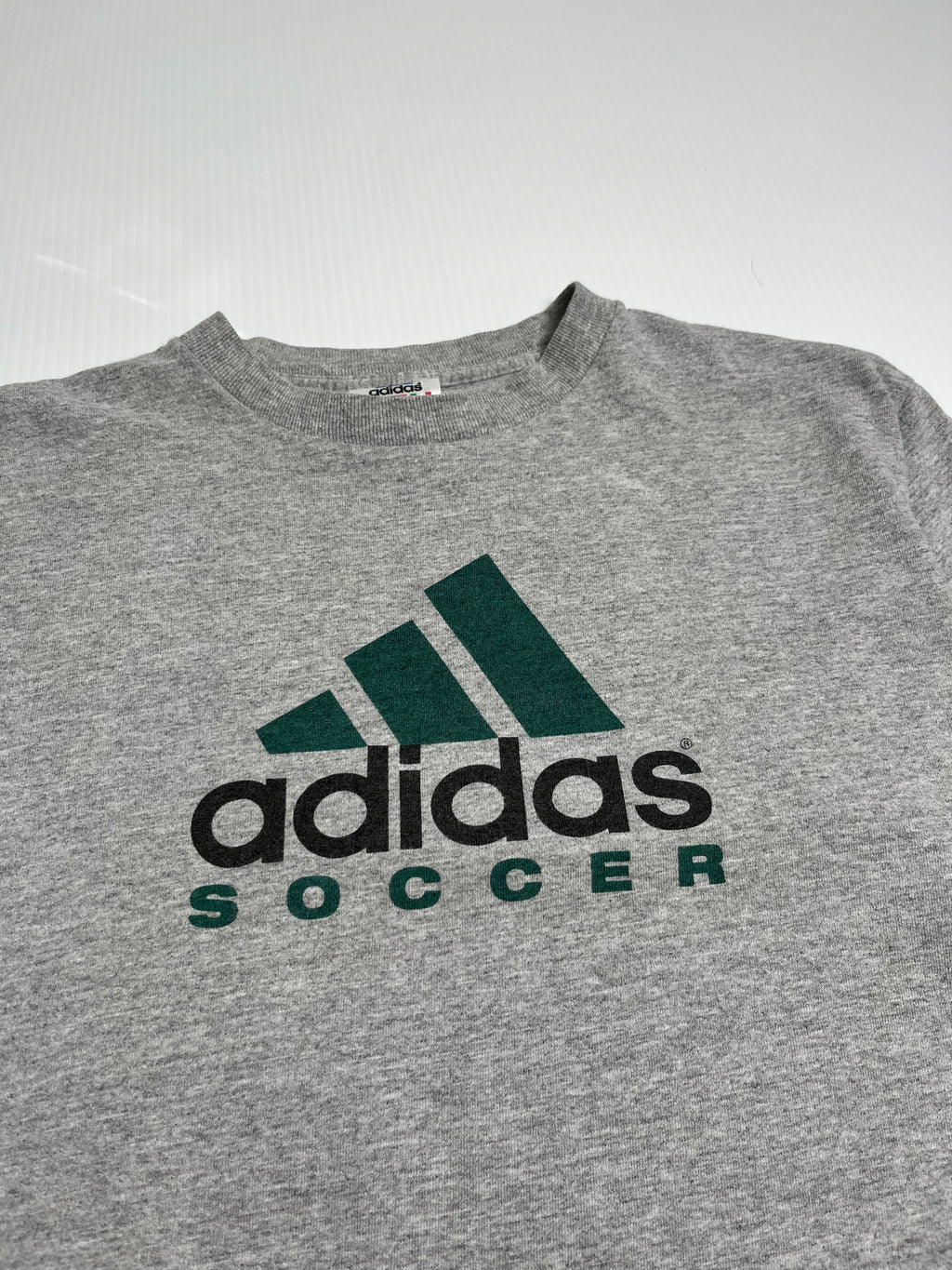 90s Adidas Soccer Graphic Tee XL