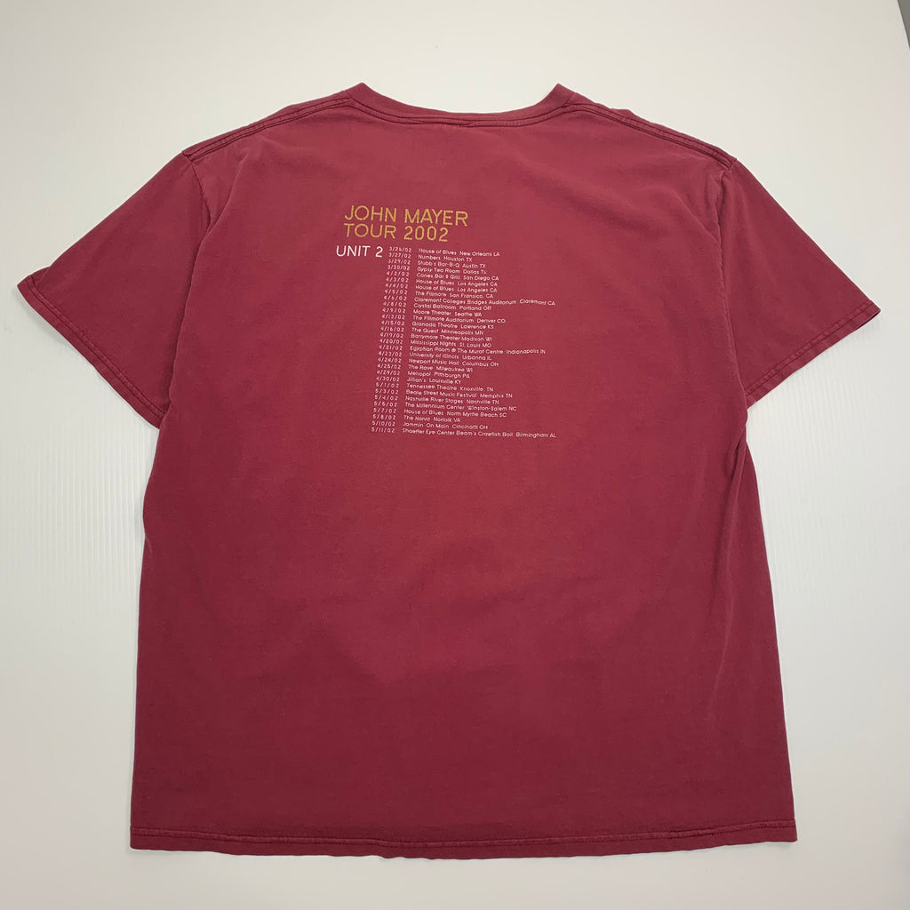2002 John Mayer Tour Tee XL