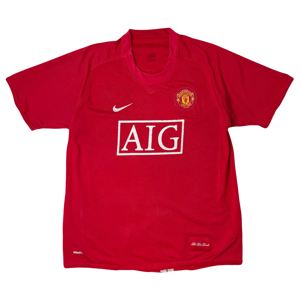 2007-08 Nike Manchester United Home Kit L