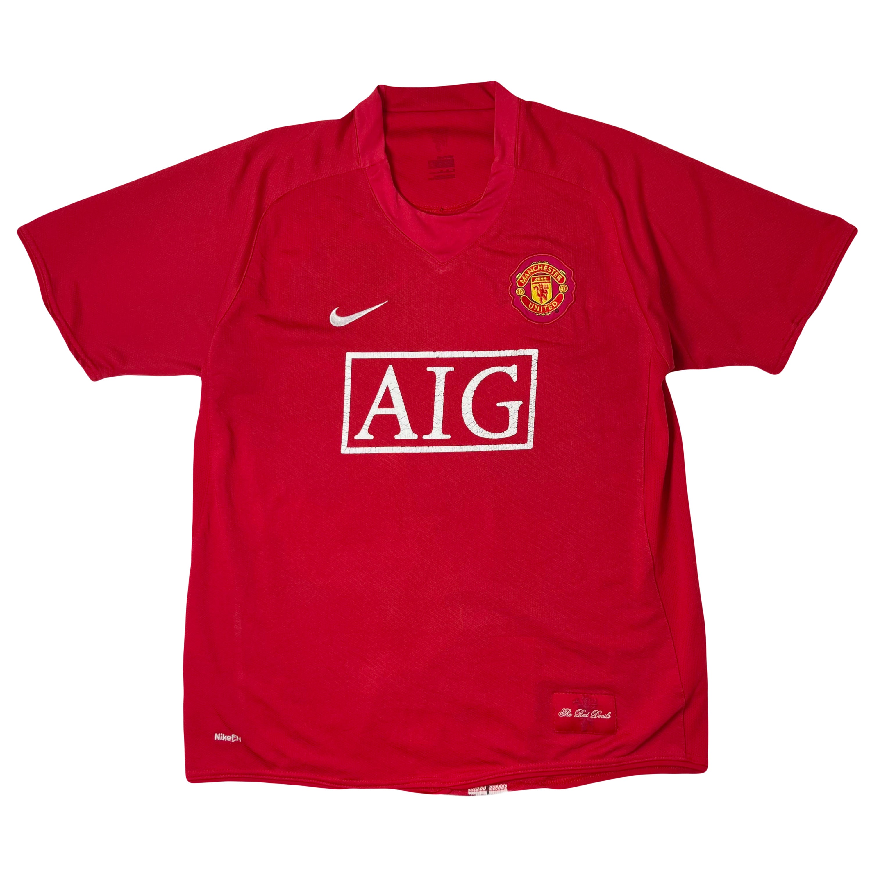 2007-08 Nike Manchester United Home Kit L