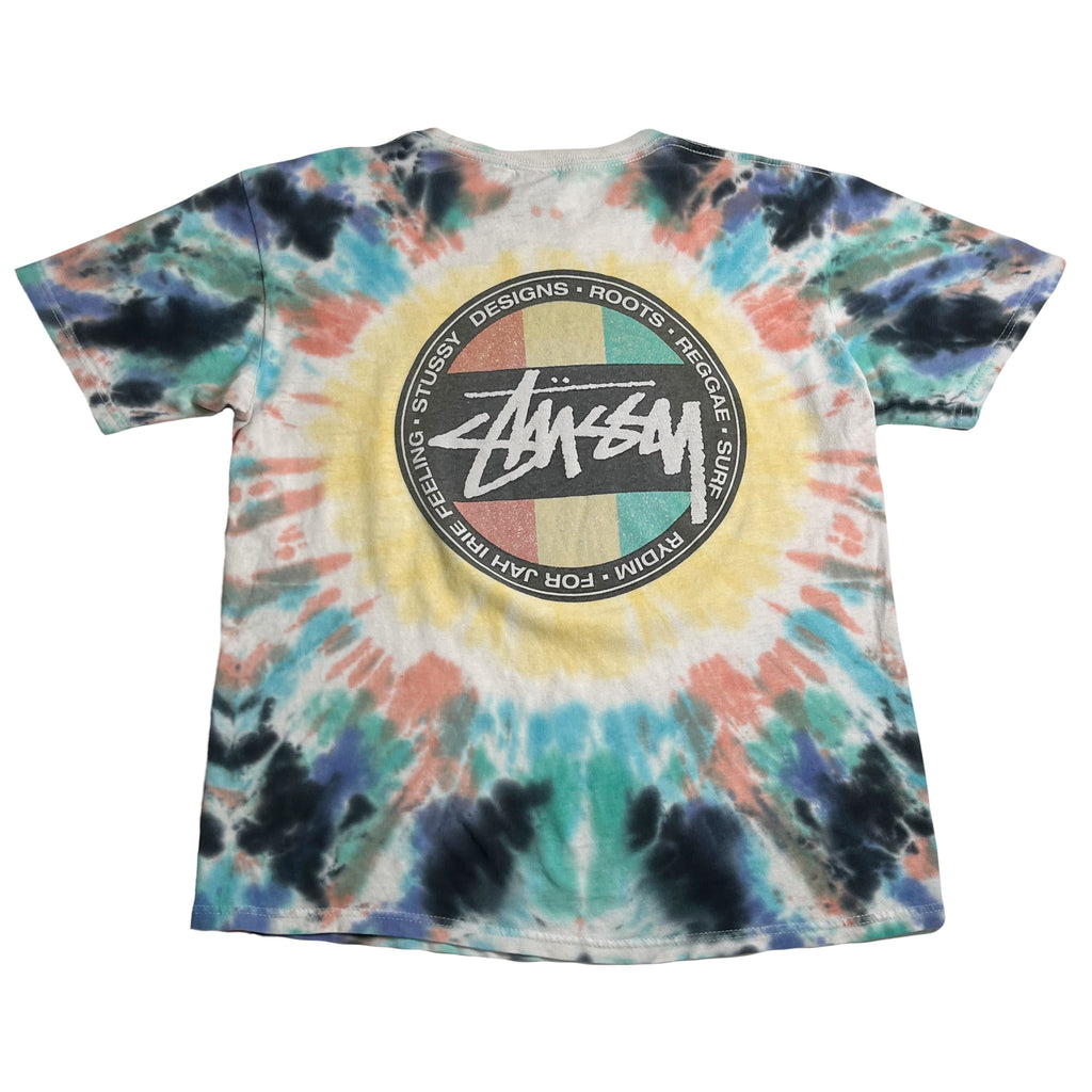 Stüssy Roots Reggae Surf Tie Dye Tee S
