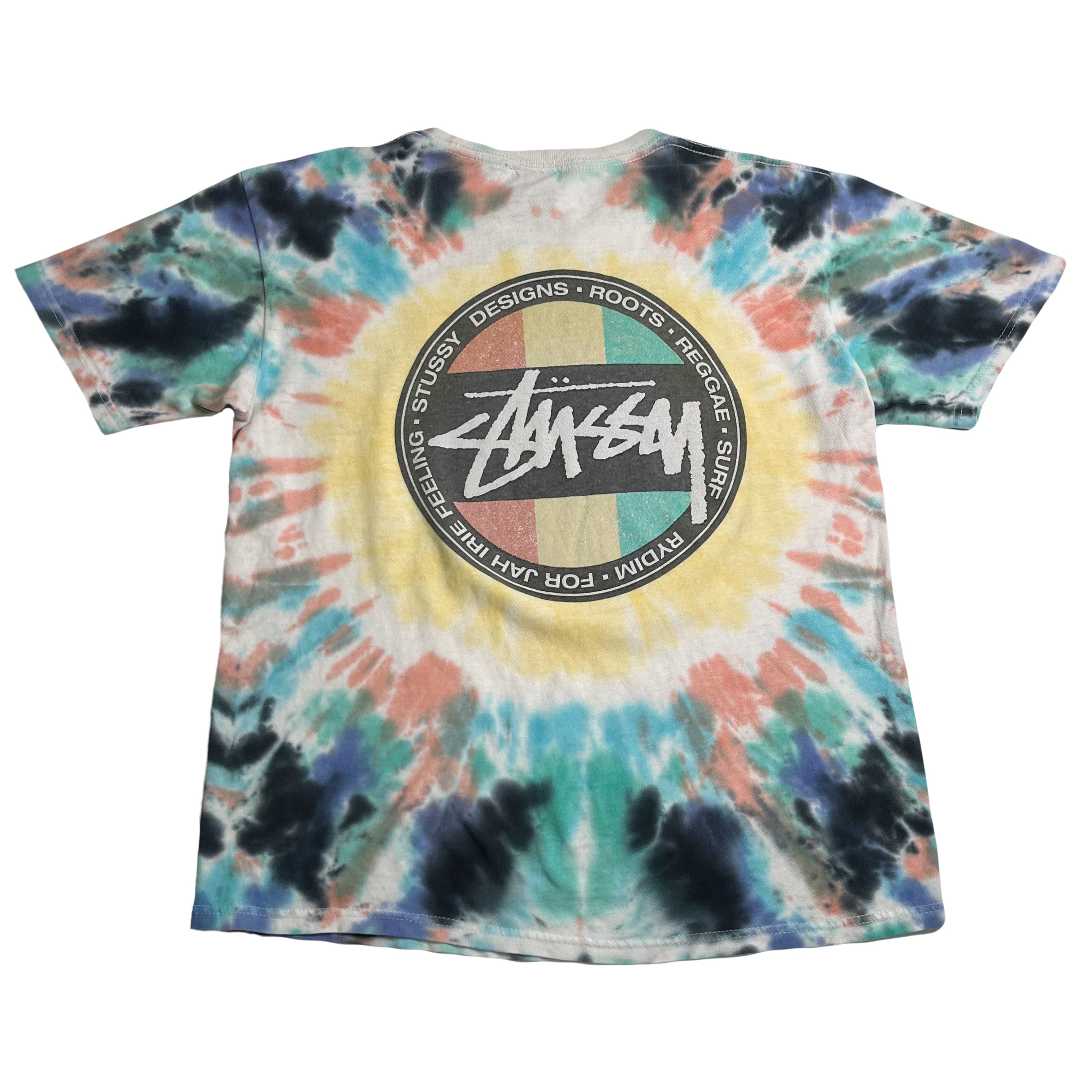 Stüssy Roots Reggae Surf Tie Dye Tee S