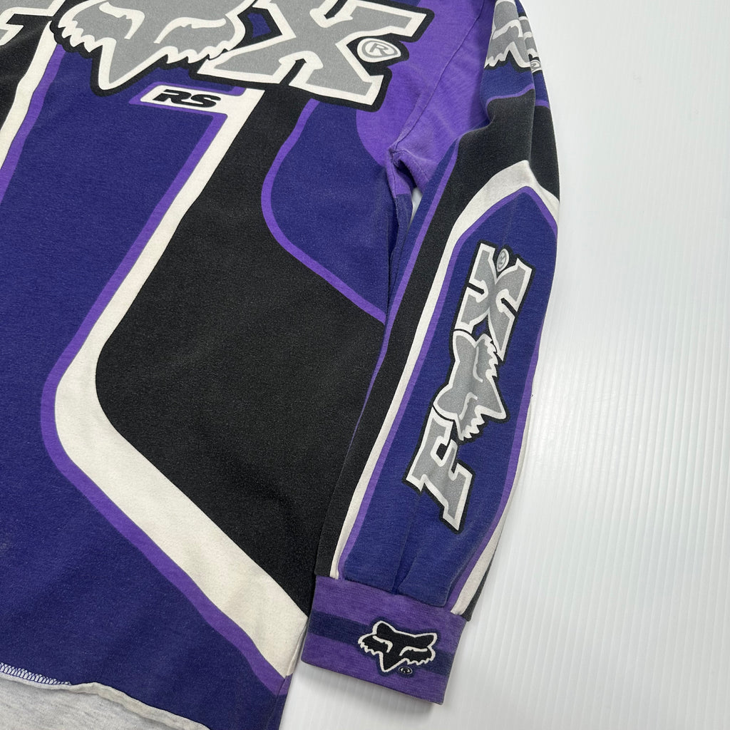 Vintage Fox Performance Racewear Longsleeve L