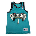 90s Champion Vancouver Grizzlies #1 Jersey Youth L