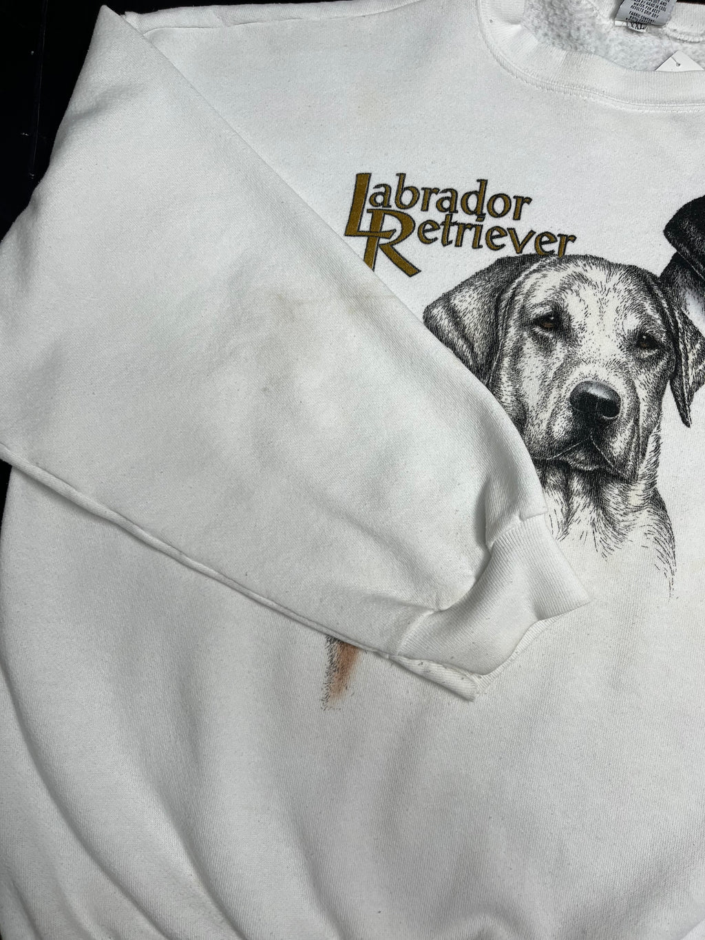 Vintage Labrador Retriever Crewneck XXL