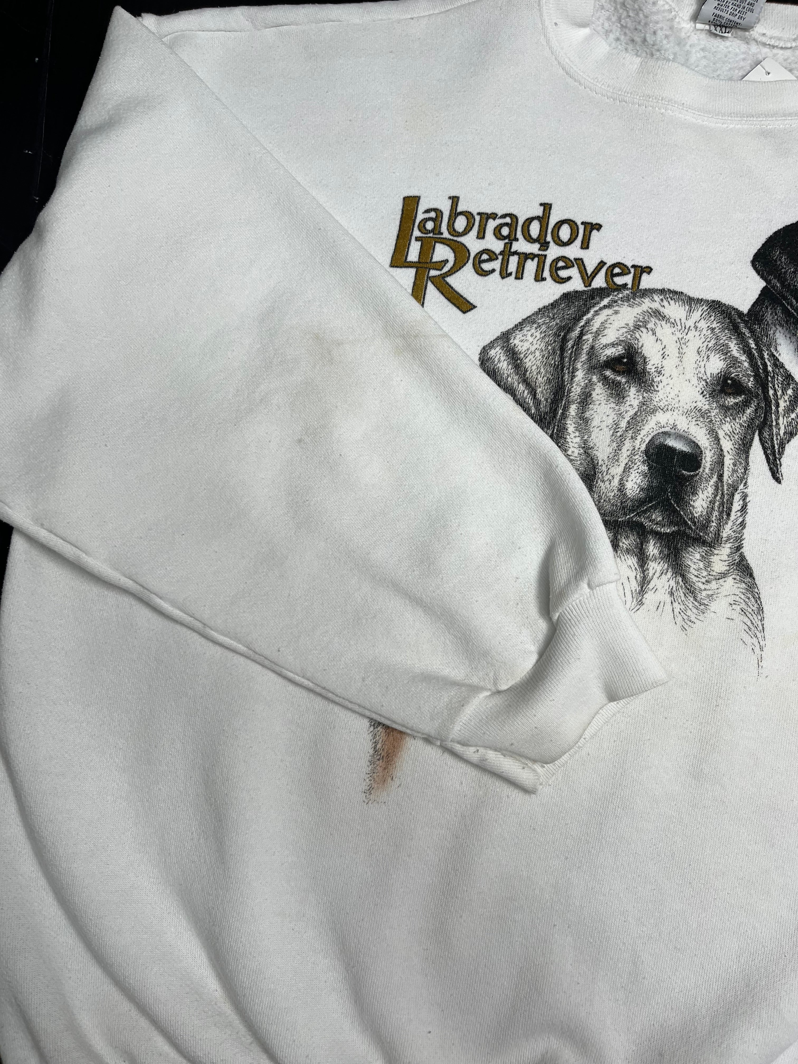 Vintage Labrador Retriever Crewneck XXL