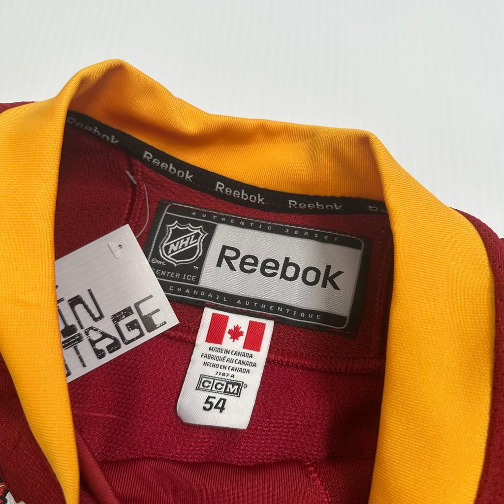 Reebok Edge Calgary Flames Heritage Classic NHL Authentic Pro Jersey 54