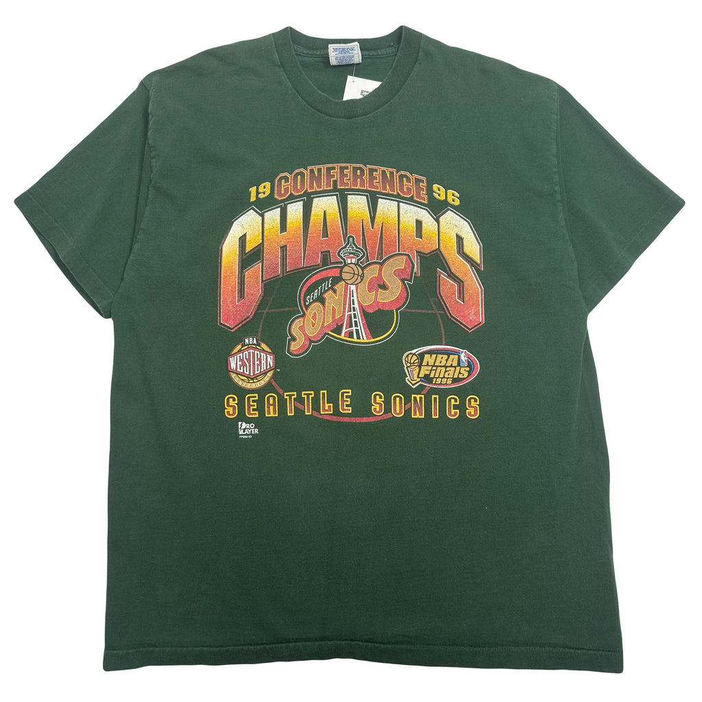 1996 Seattle Sonics Conference Champs Tee XL