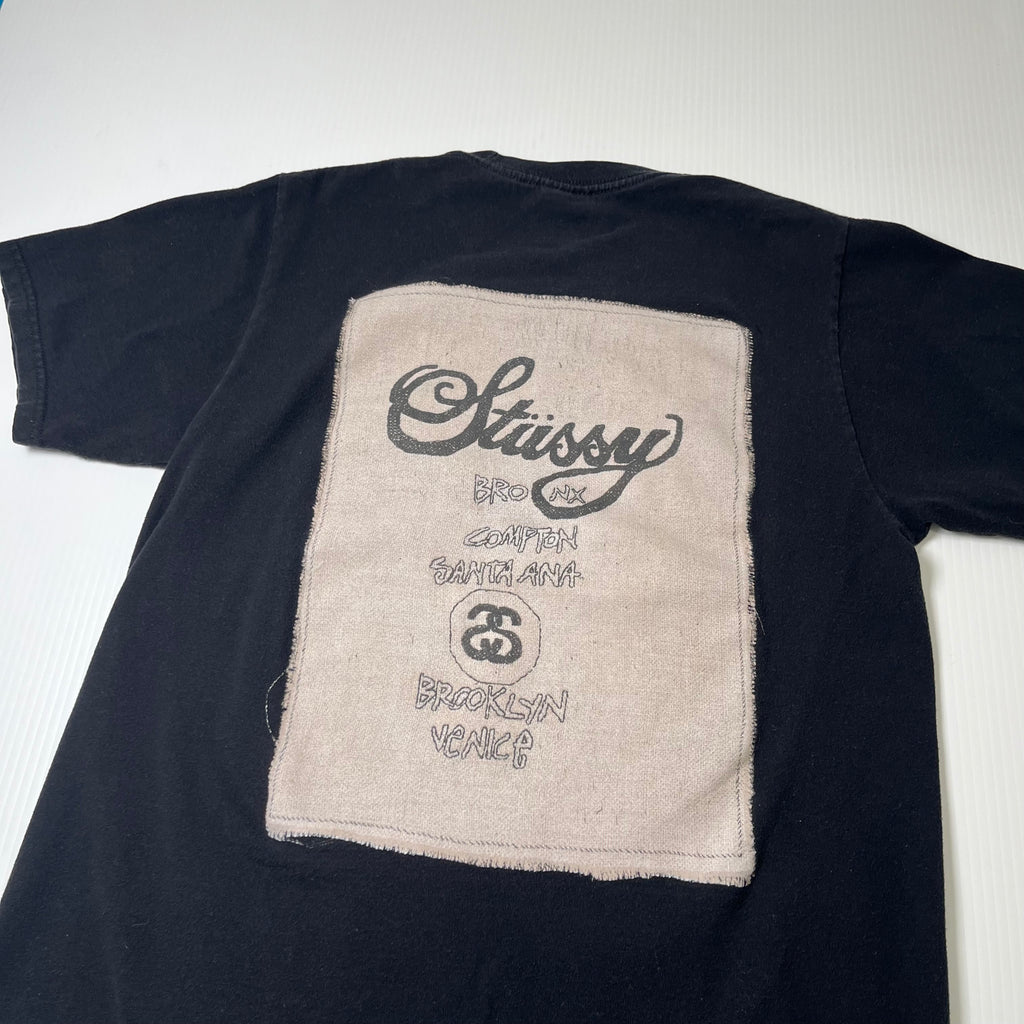 Stussy Canvas Bag Graphic Tee S