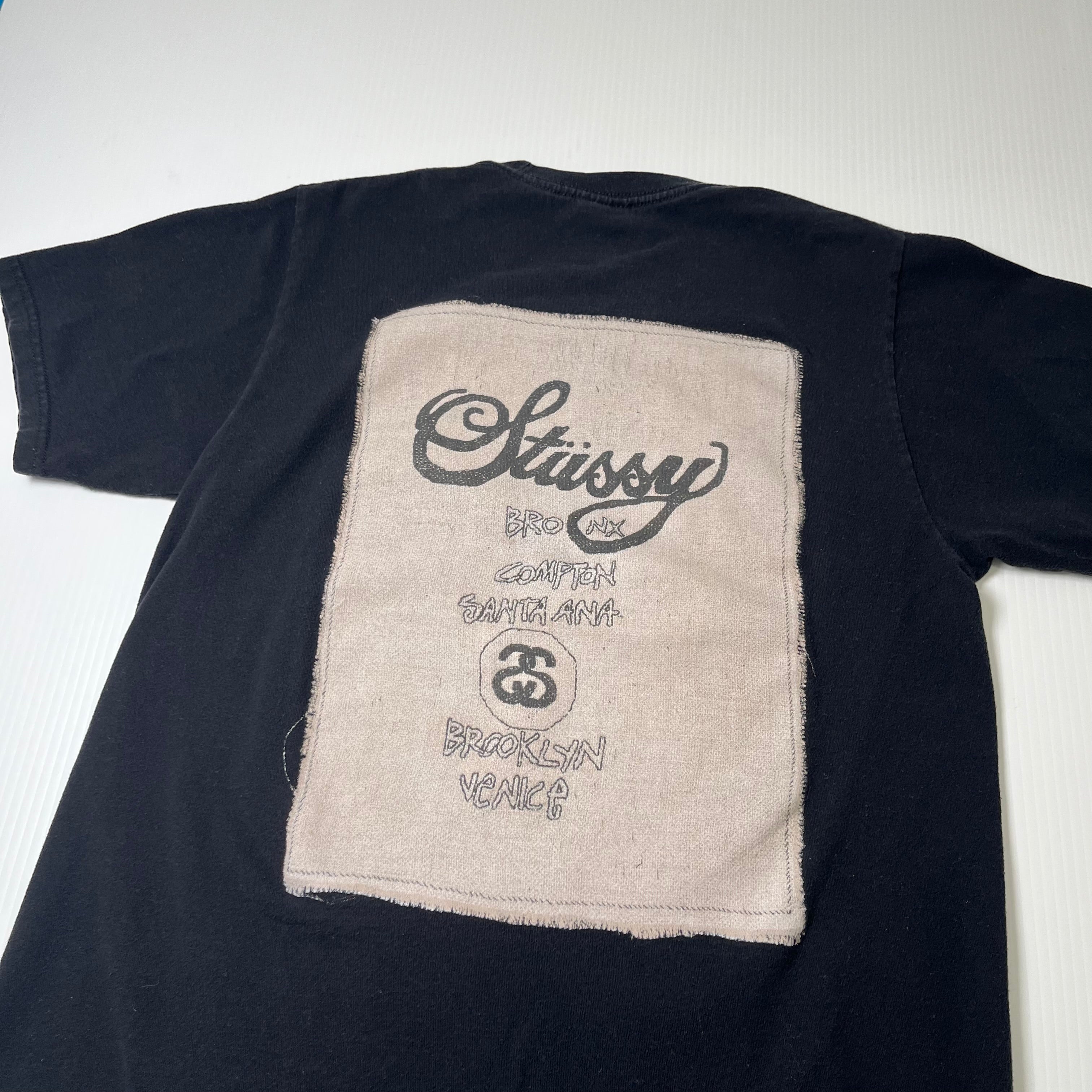 Stussy Canvas Bag Graphic Tee S