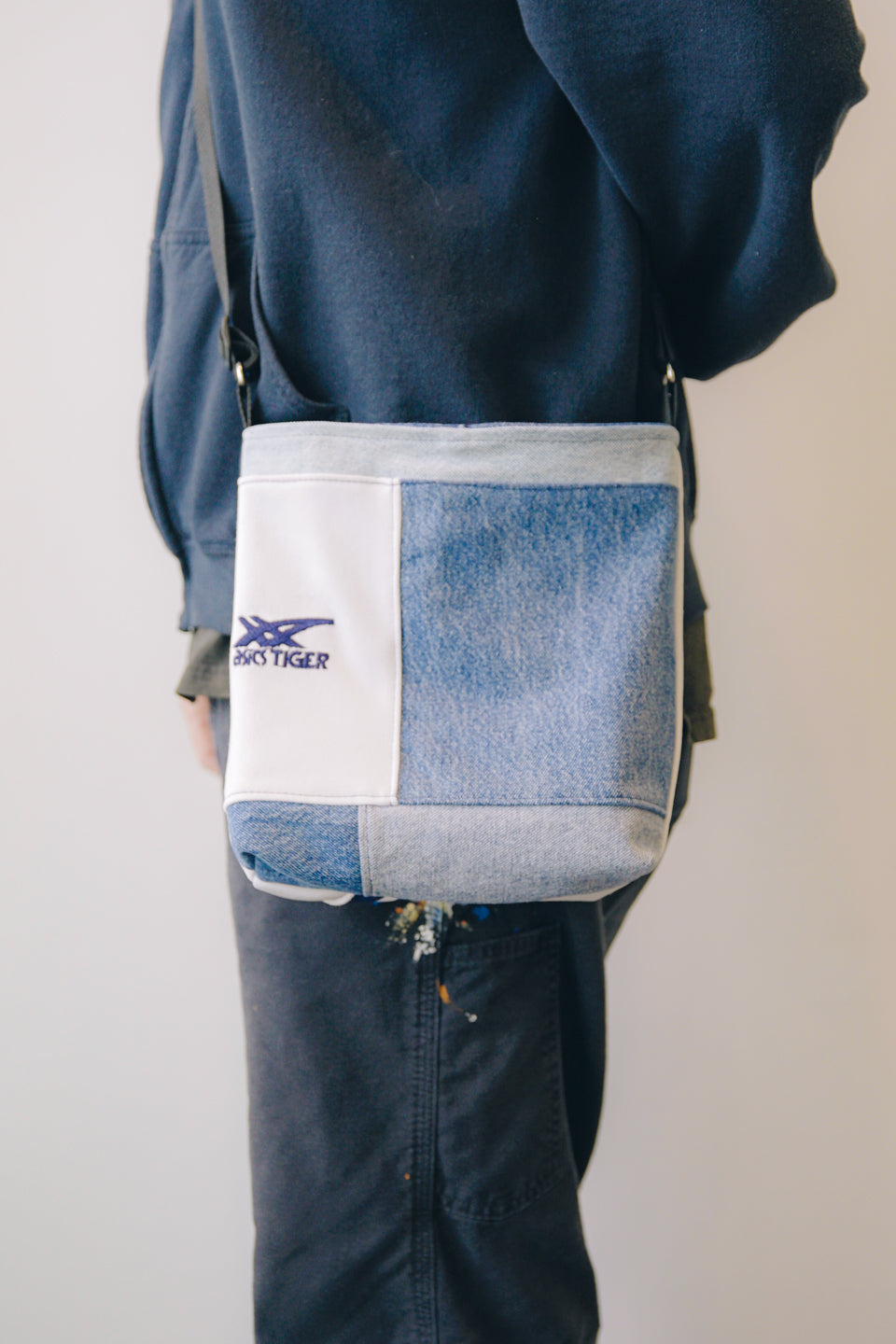 Rework Asics Tiger x Denim Side Bag