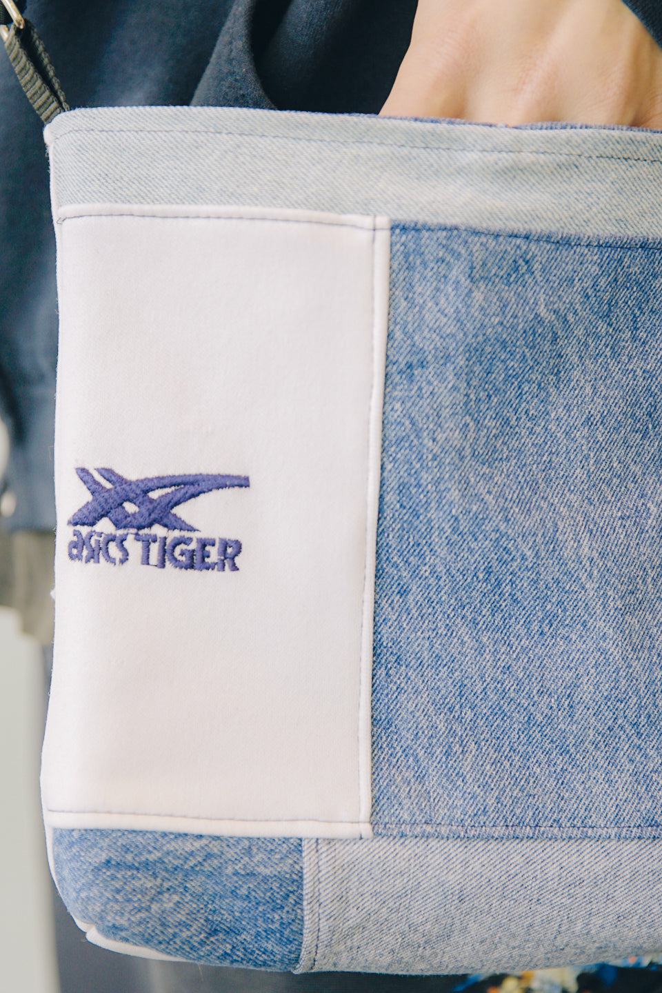 Rework Asics Tiger x Denim Side Bag