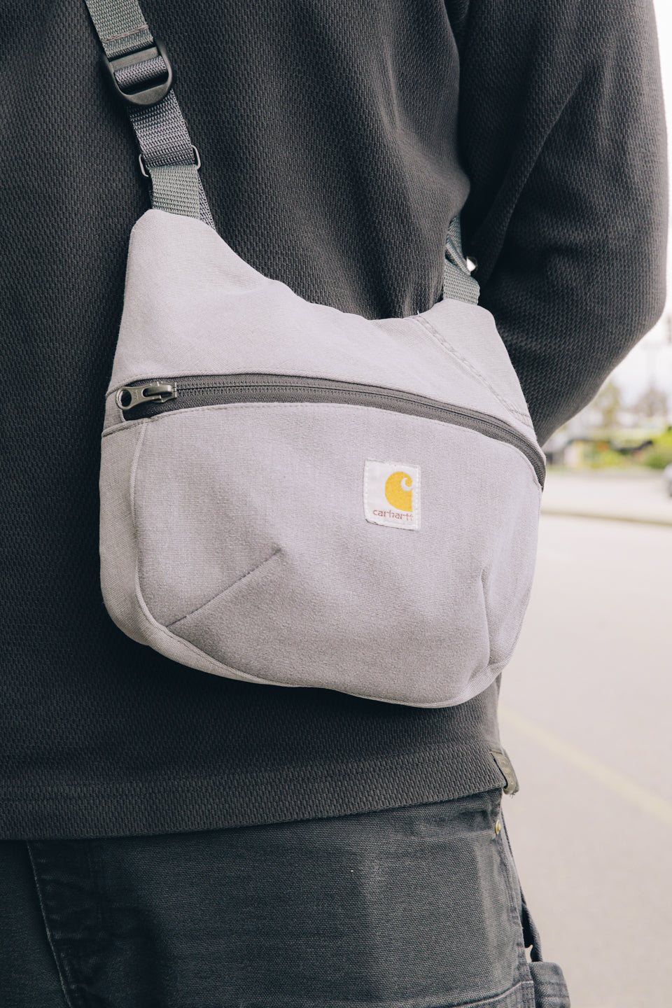 Rework Carhartt Denim Saddle Bag